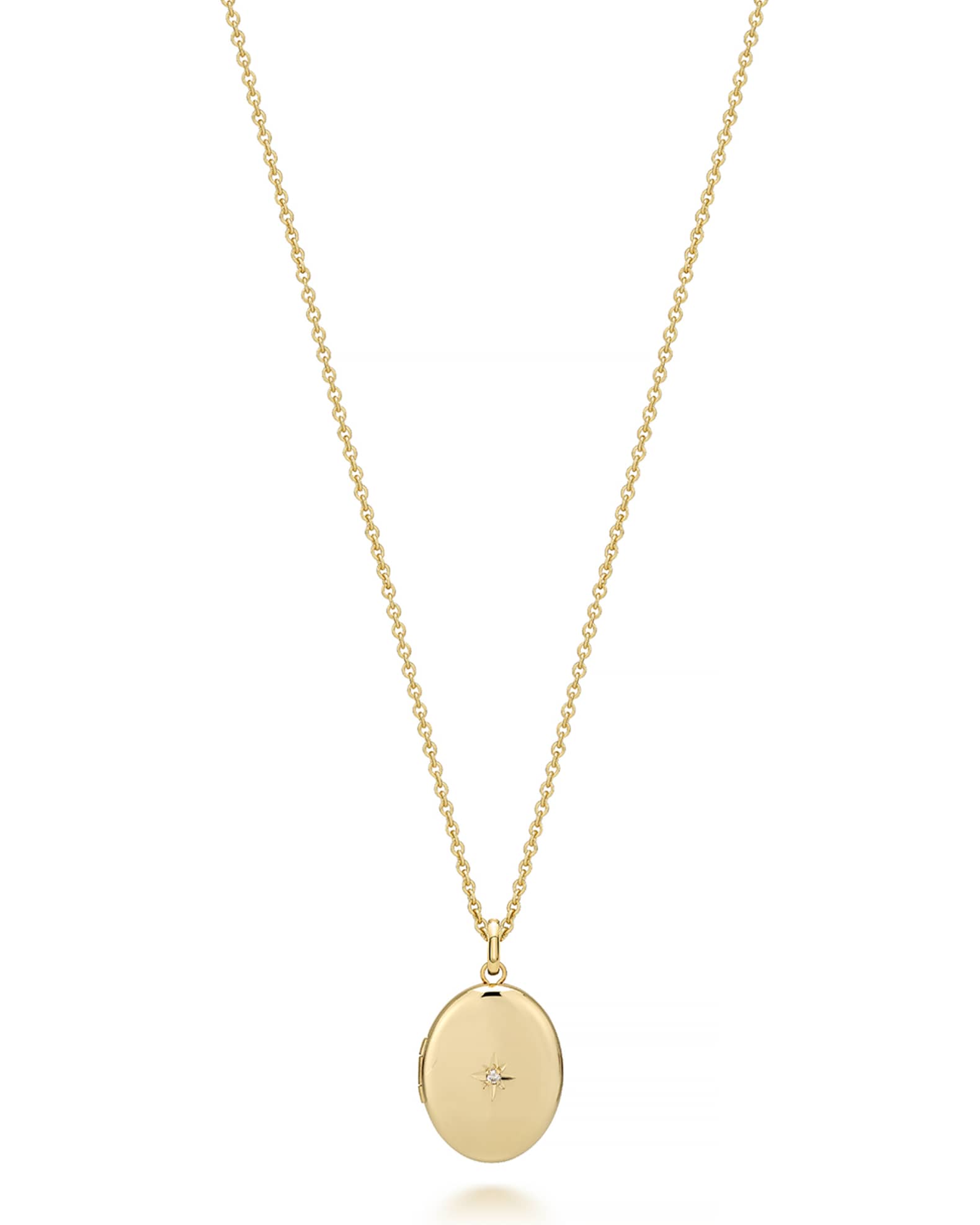 1-Diamond Locket Necklace 0