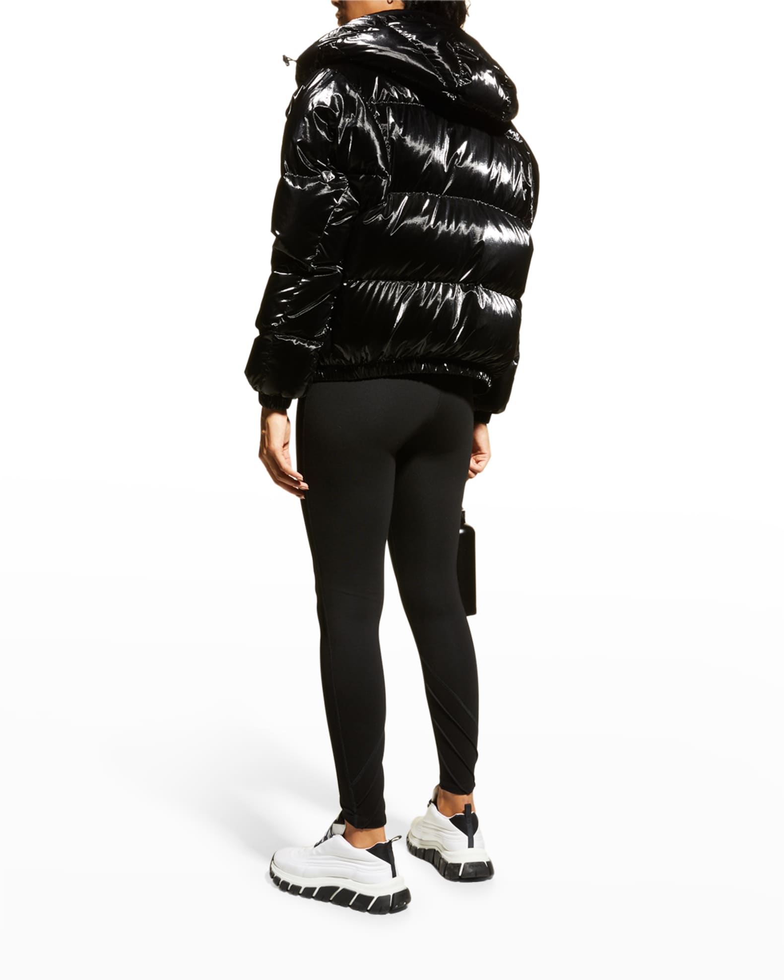 mont blanc hooded puffer jacket