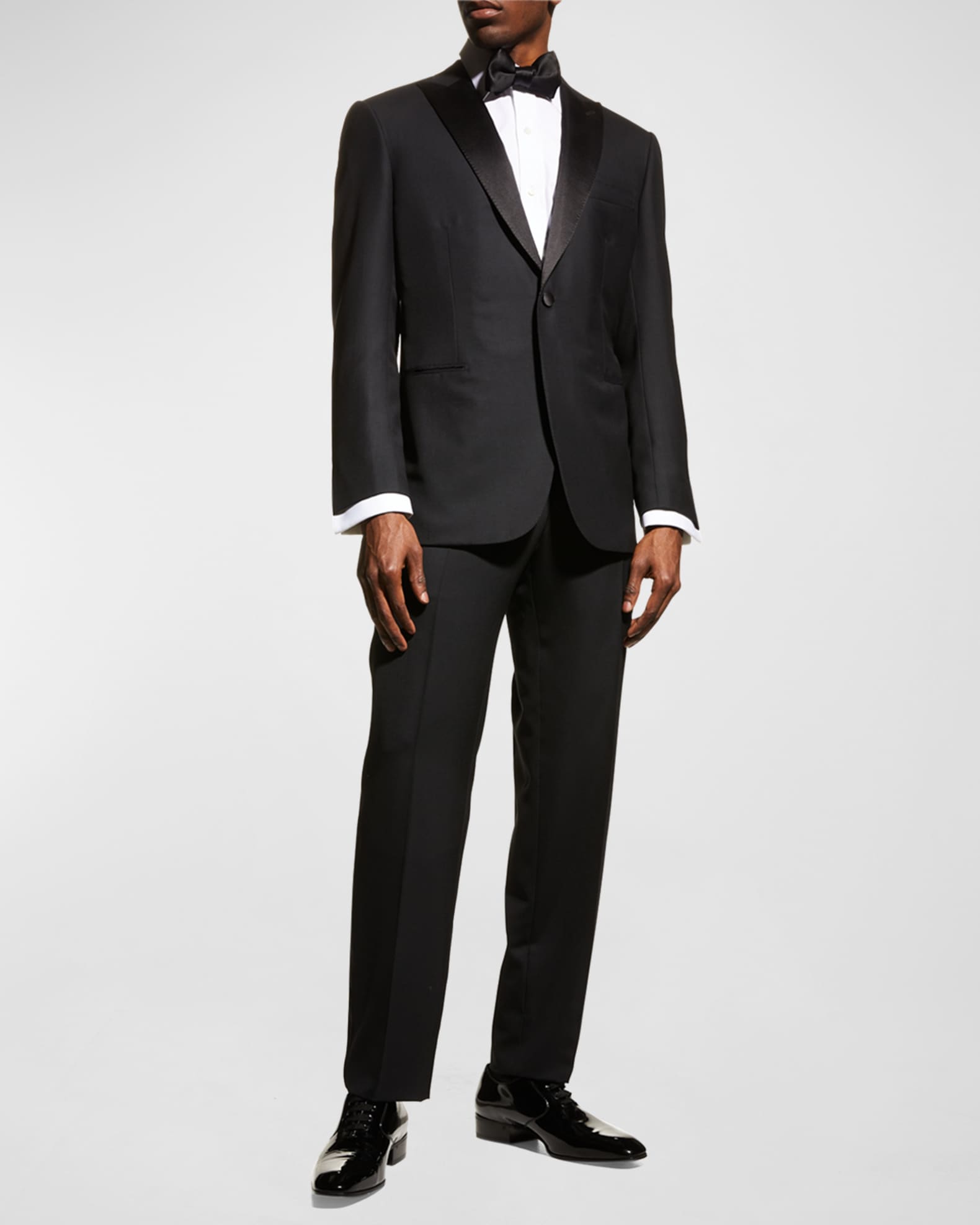 Brioni Men's Solid Wool Tuxedo | Neiman Marcus