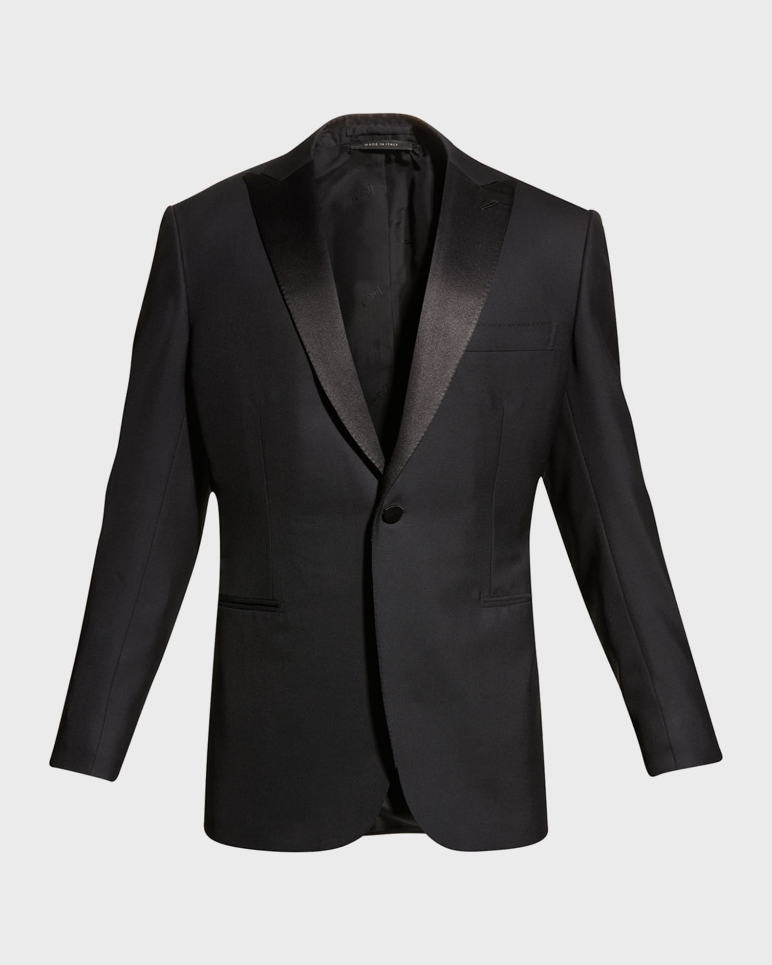 Men's Solid Wool Tuxedo 0