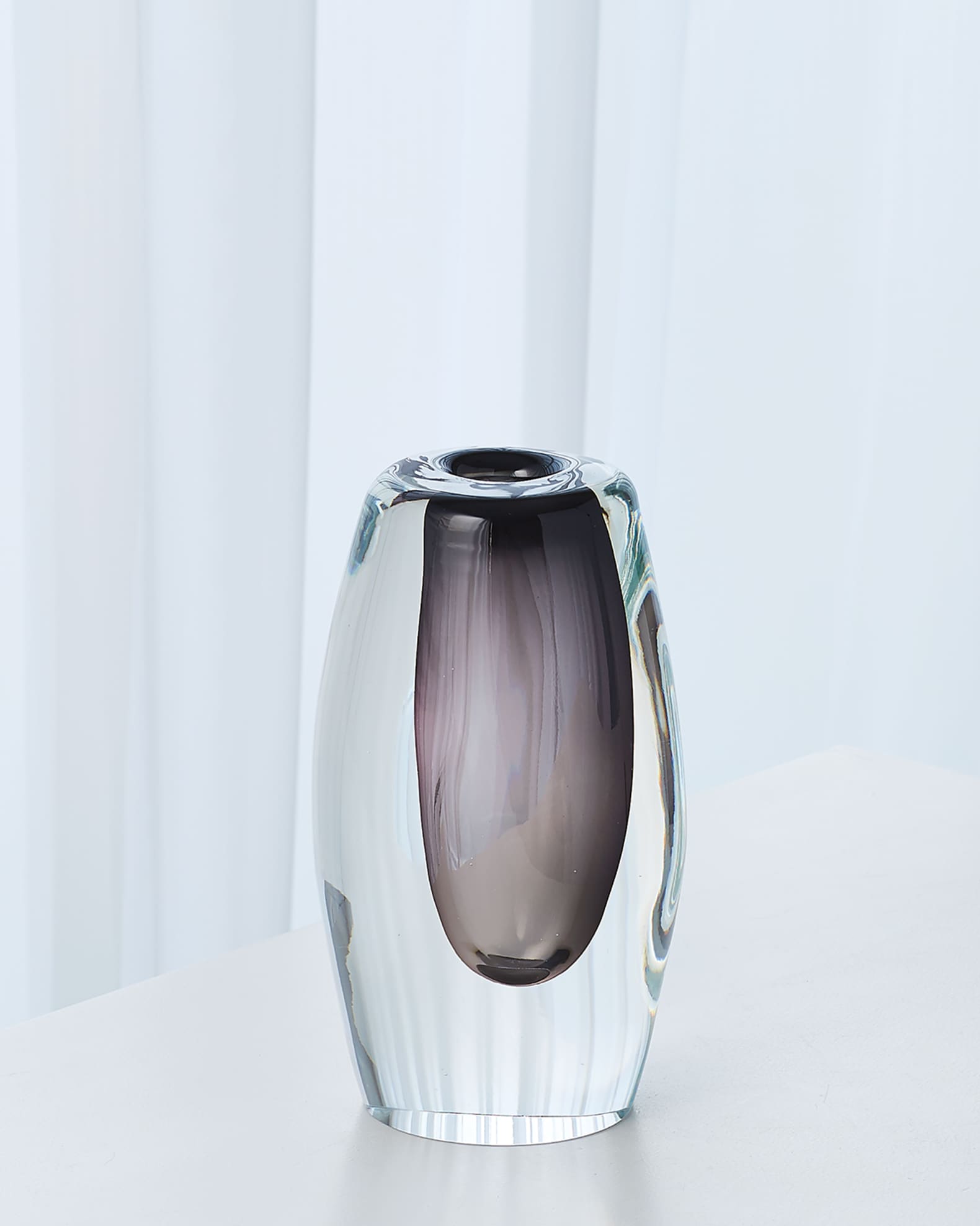 Off Set Vase - Gray - Small 0