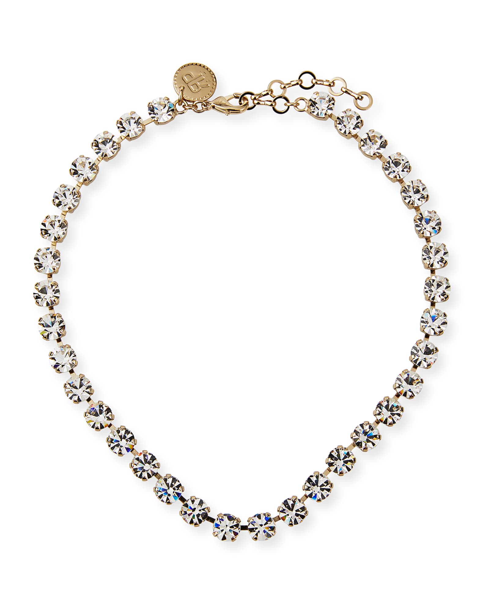Rebekah Price Natalie Crystal Necklace, Clear | Neiman Marcus