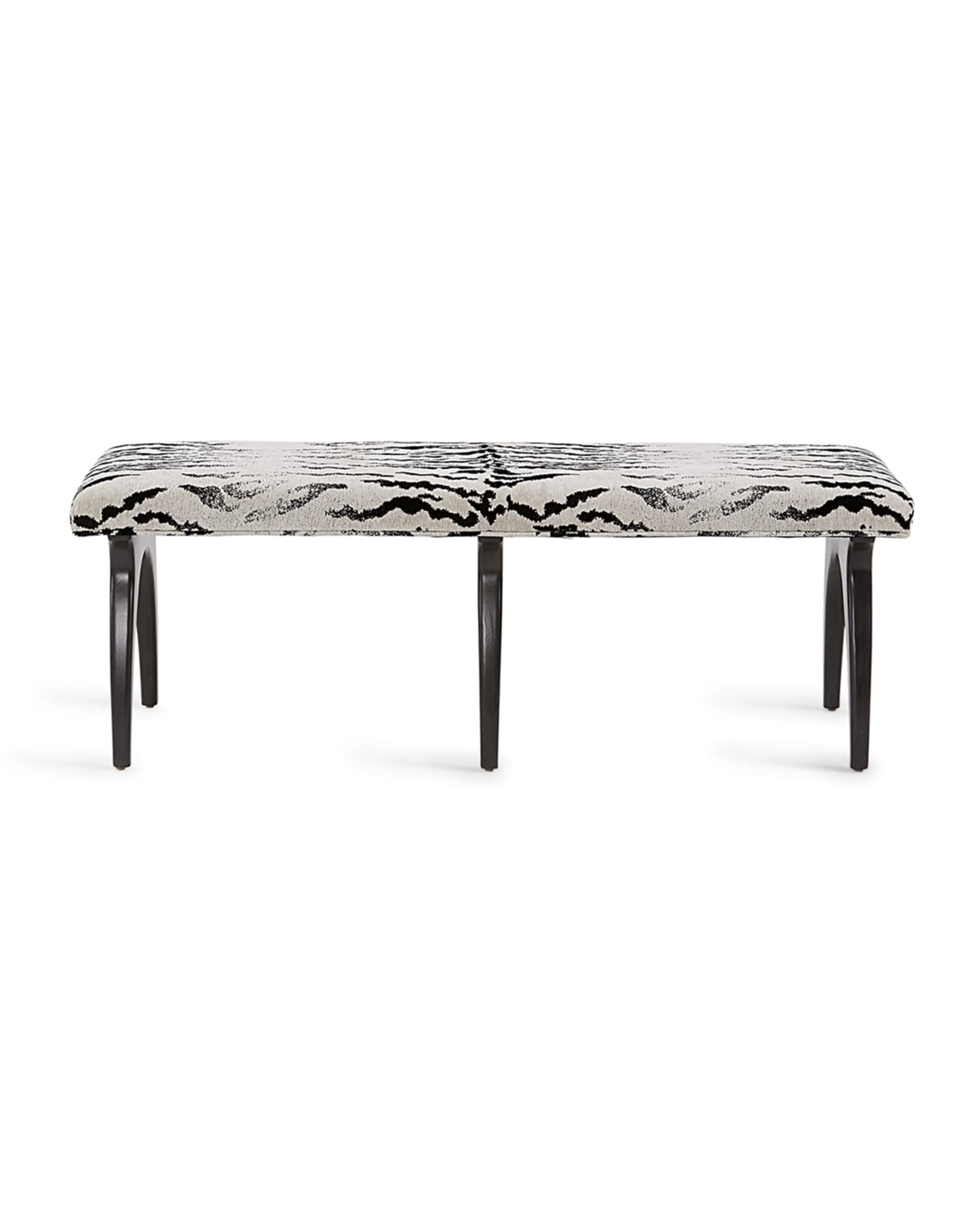 Massoud Emmanuelle Noir Finish Bench Neiman Marcus