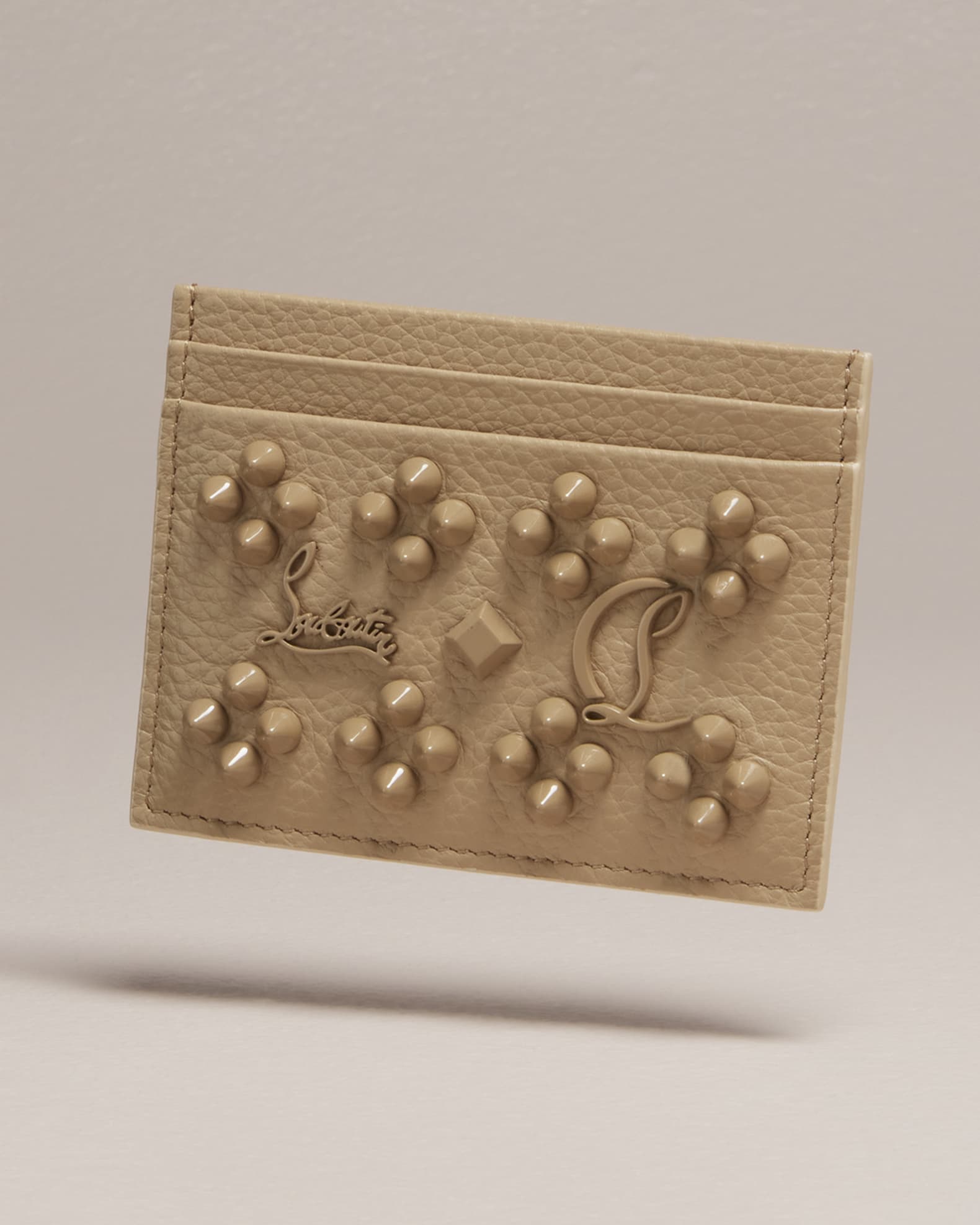 Christian Louboutin Kios Card Case in Leather with Loubinthesky