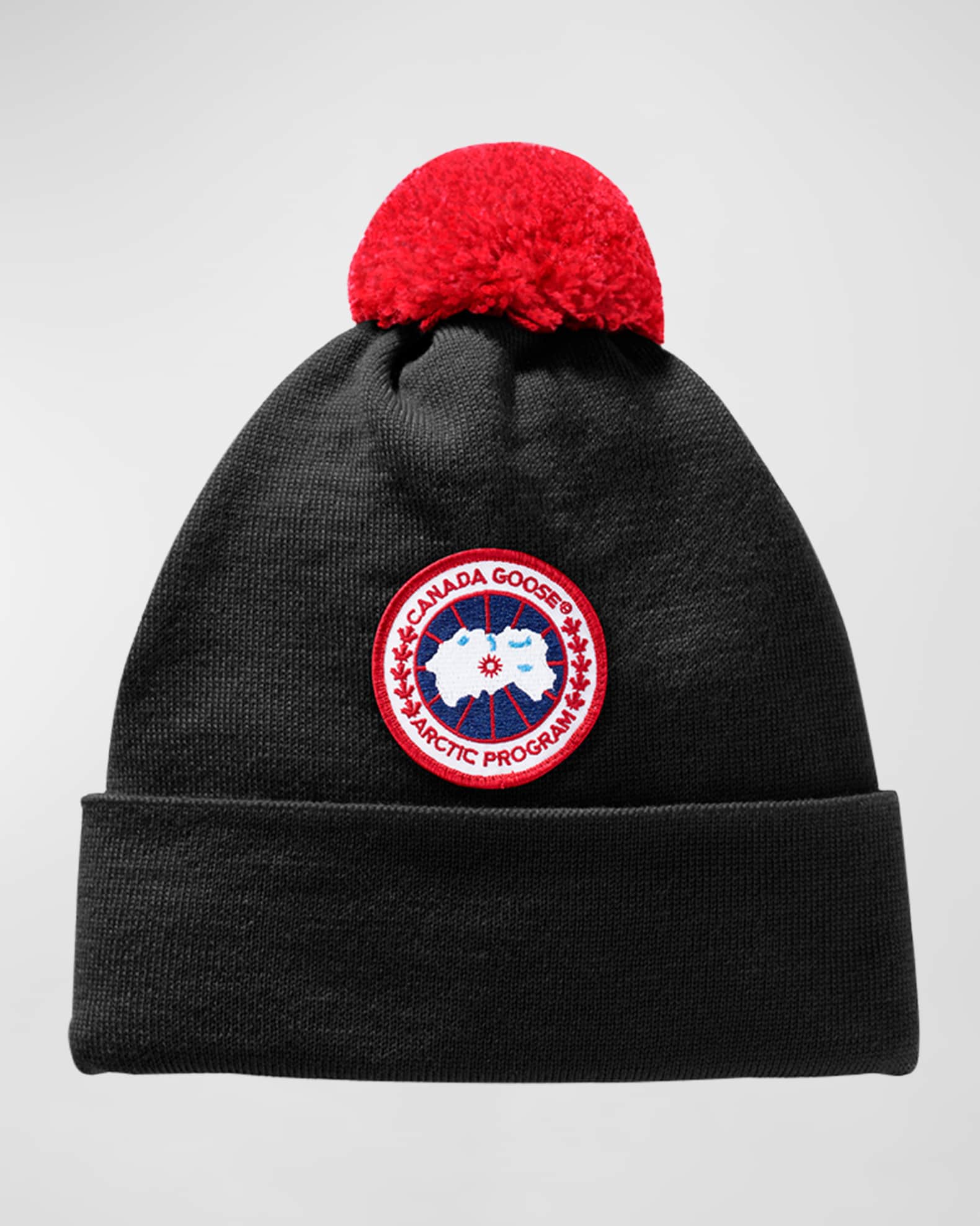 Kid's Logo Patch Pompom Hat 0