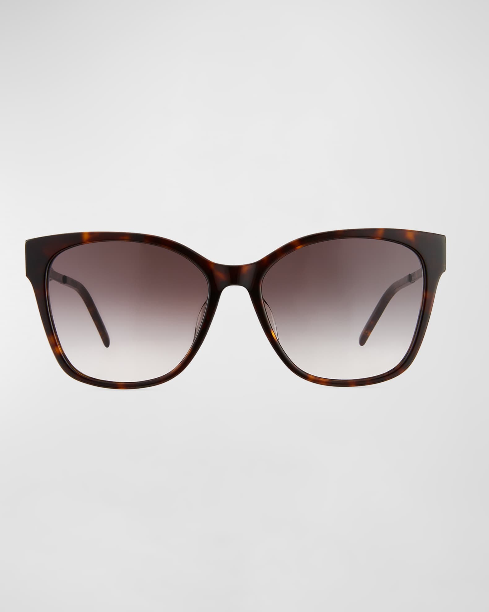 Square Acetate & Metal Sunglasses 0