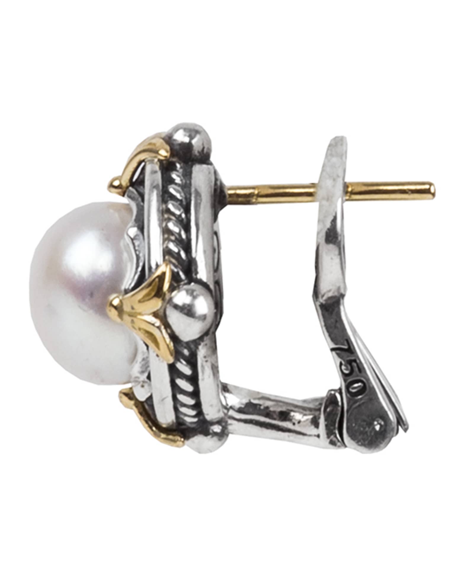 Kleos 7.5-8mm Pearl-Post Earrings 1