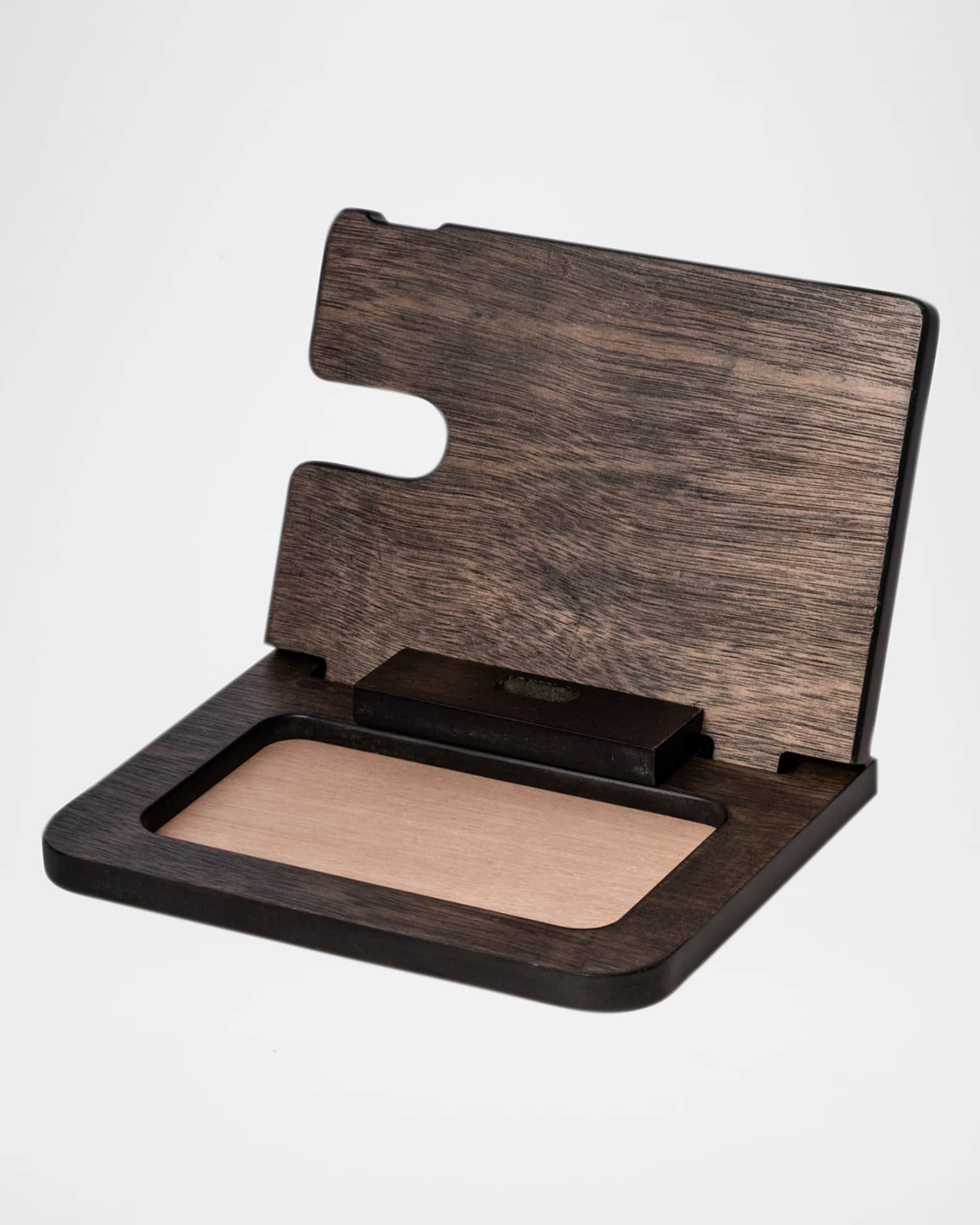 Men's Personalized Wooden Charge Station 1