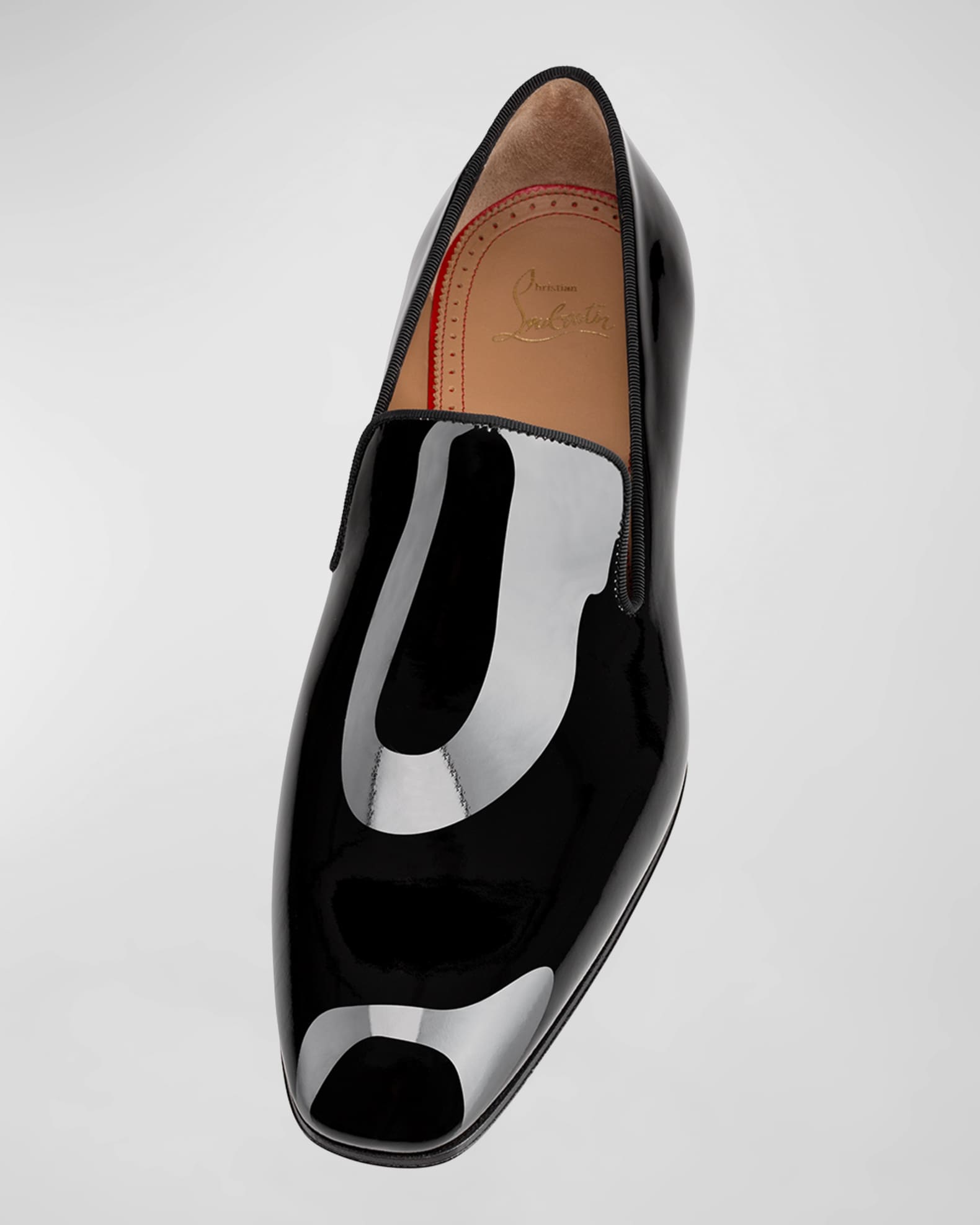 Louboutin Men's Dandelion Patent Leather Loafers | Neiman Marcus