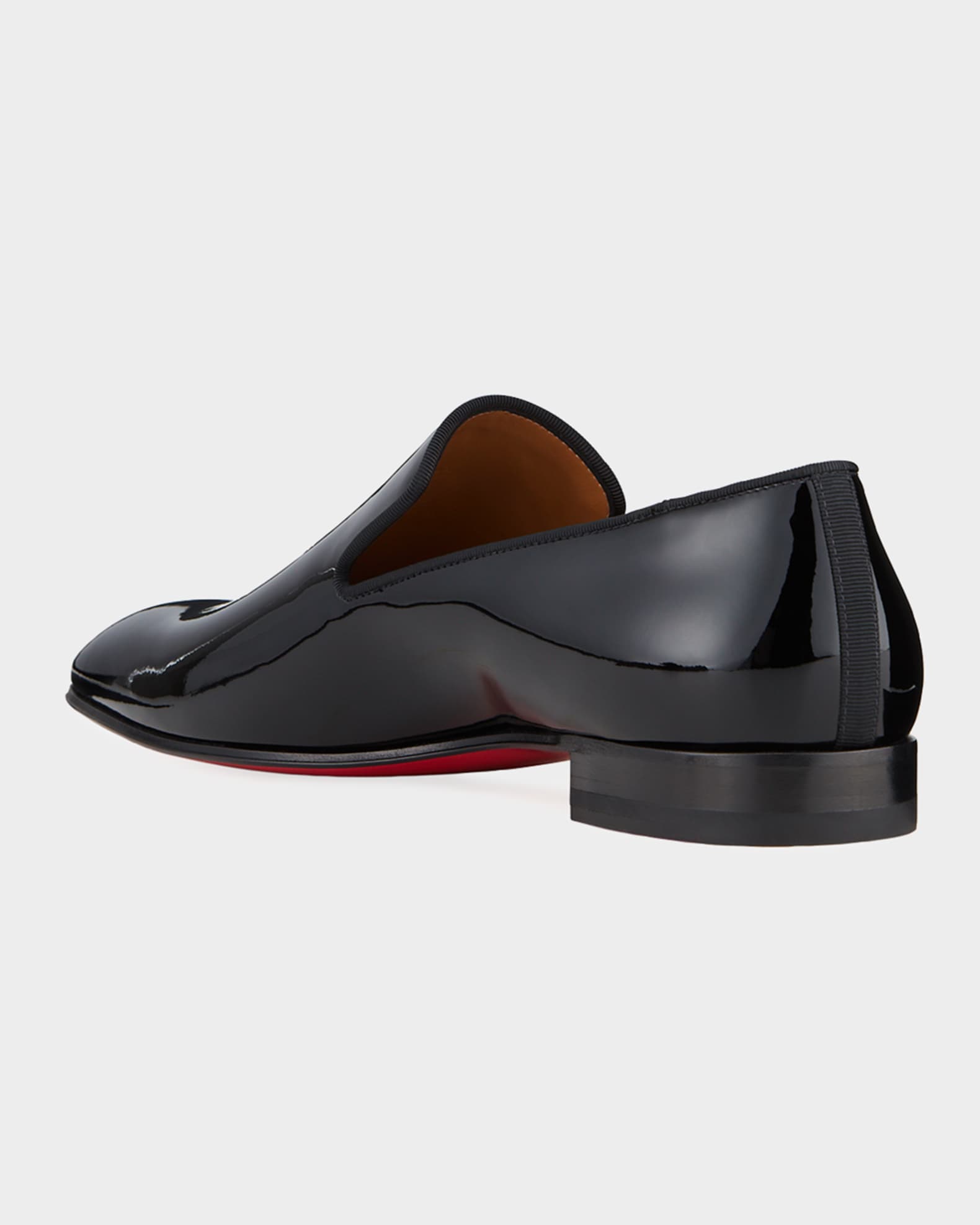 Christian Louboutin Men's Dandelion Patent Leather Loafers | Neiman Marcus