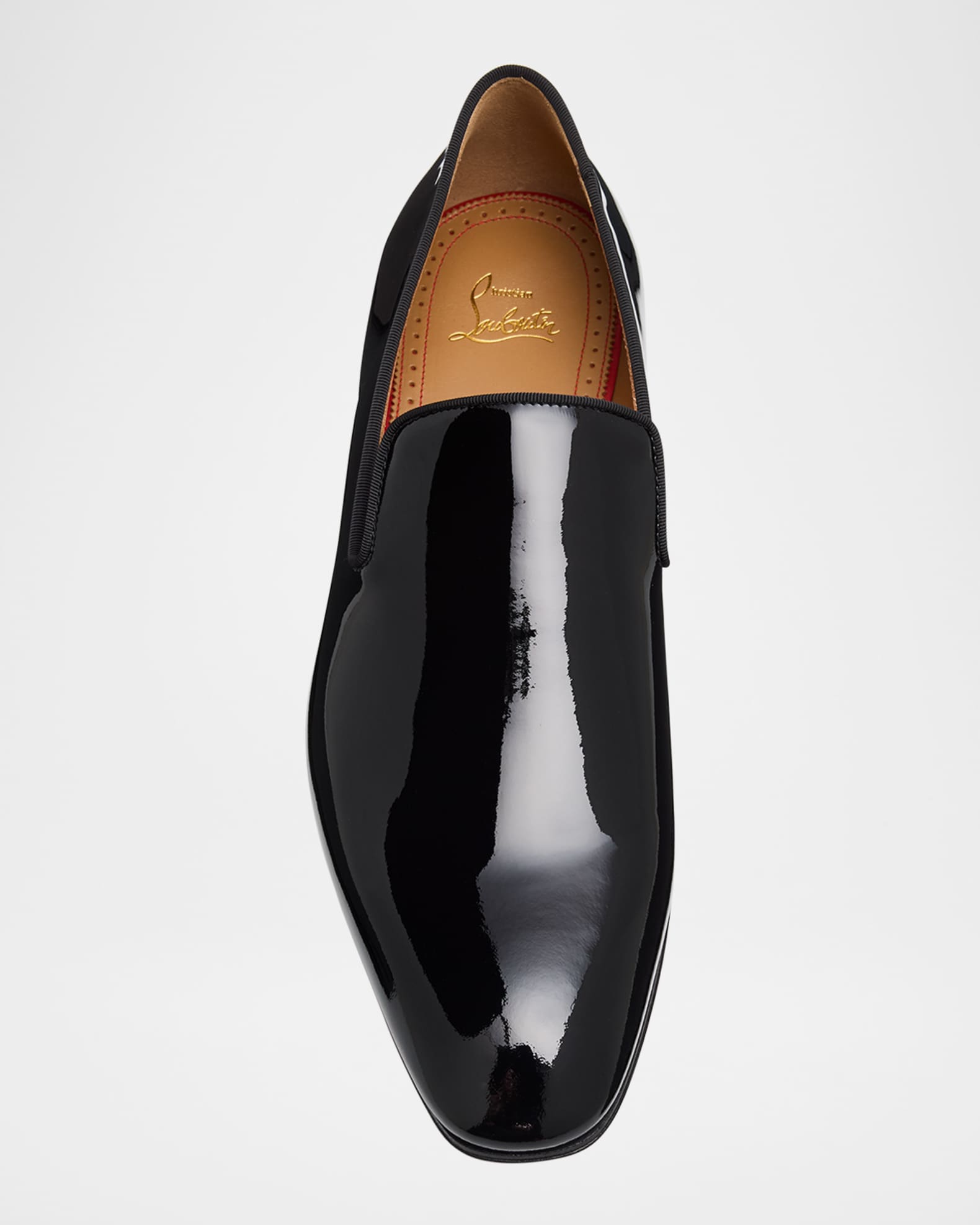 Christian Louboutin Men's Dandelion Patent Leather Loafers