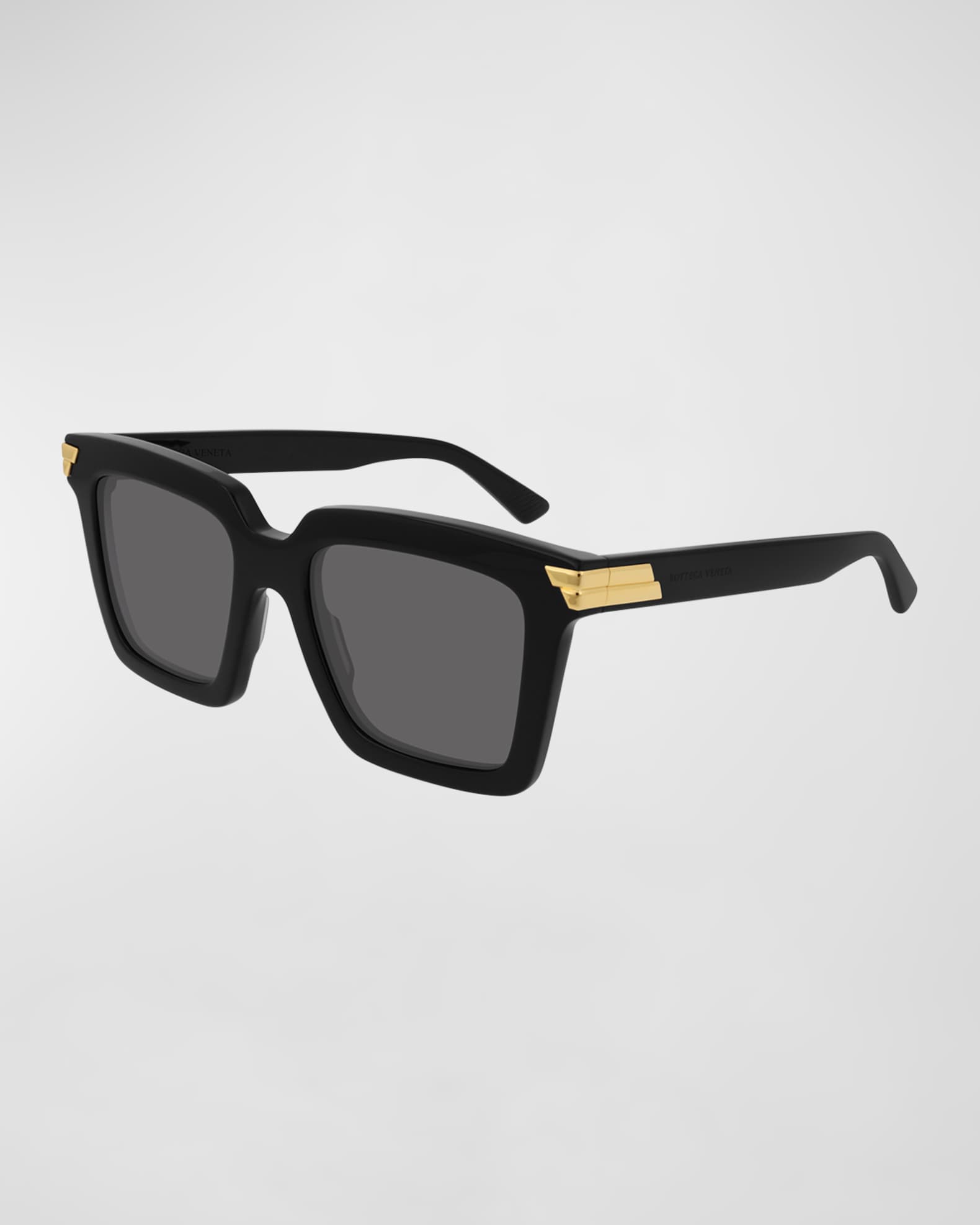 Louis Vuitton Flower Edge Square Sunglasses Black Plastic. Size E