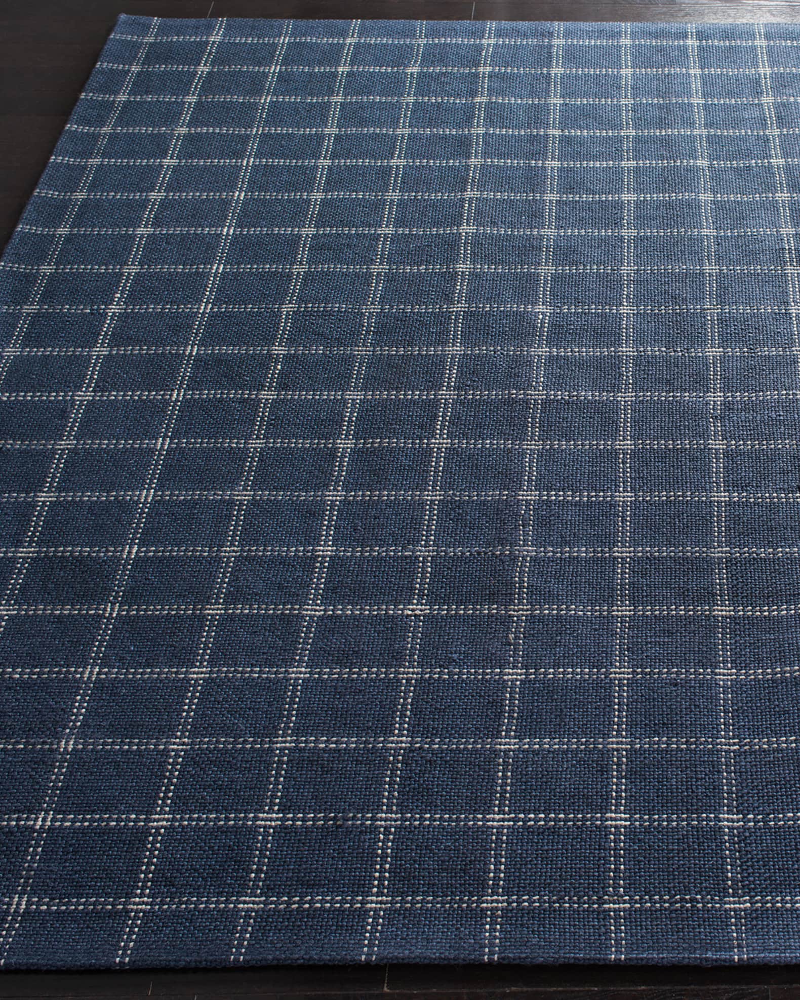 Tamworth Check Hand-Woven Rug 1