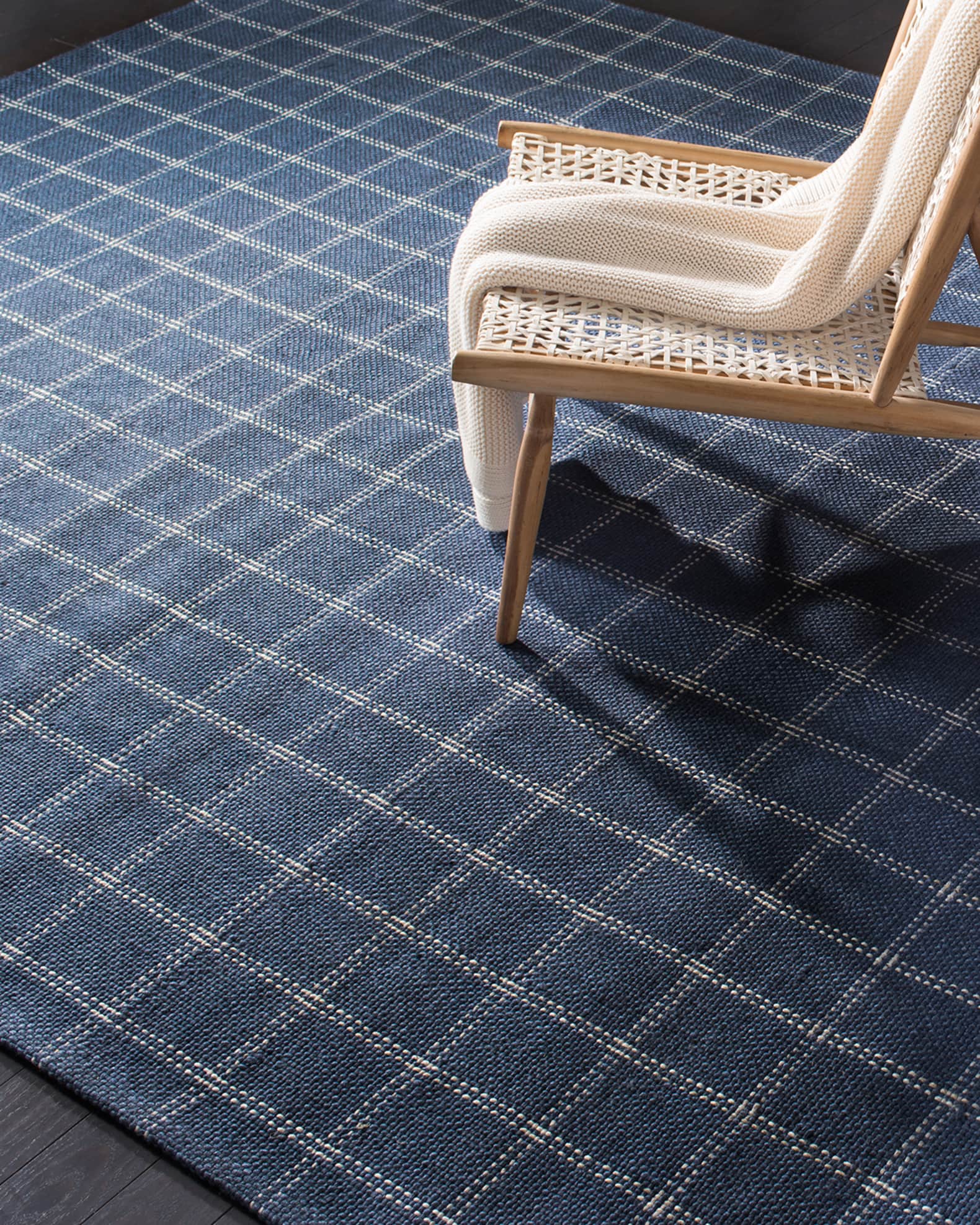Tamworth Check Hand-Woven Rug 0
