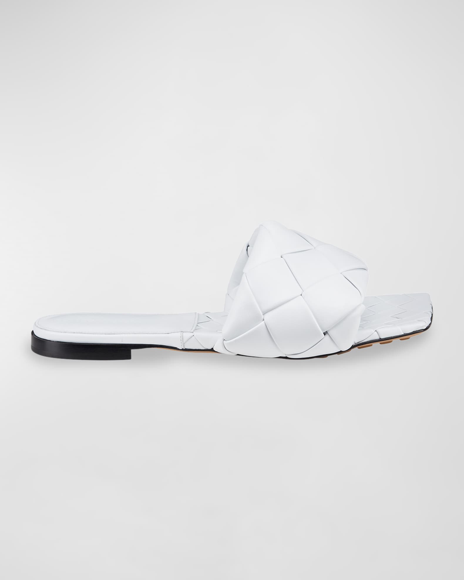 White flat slippers store