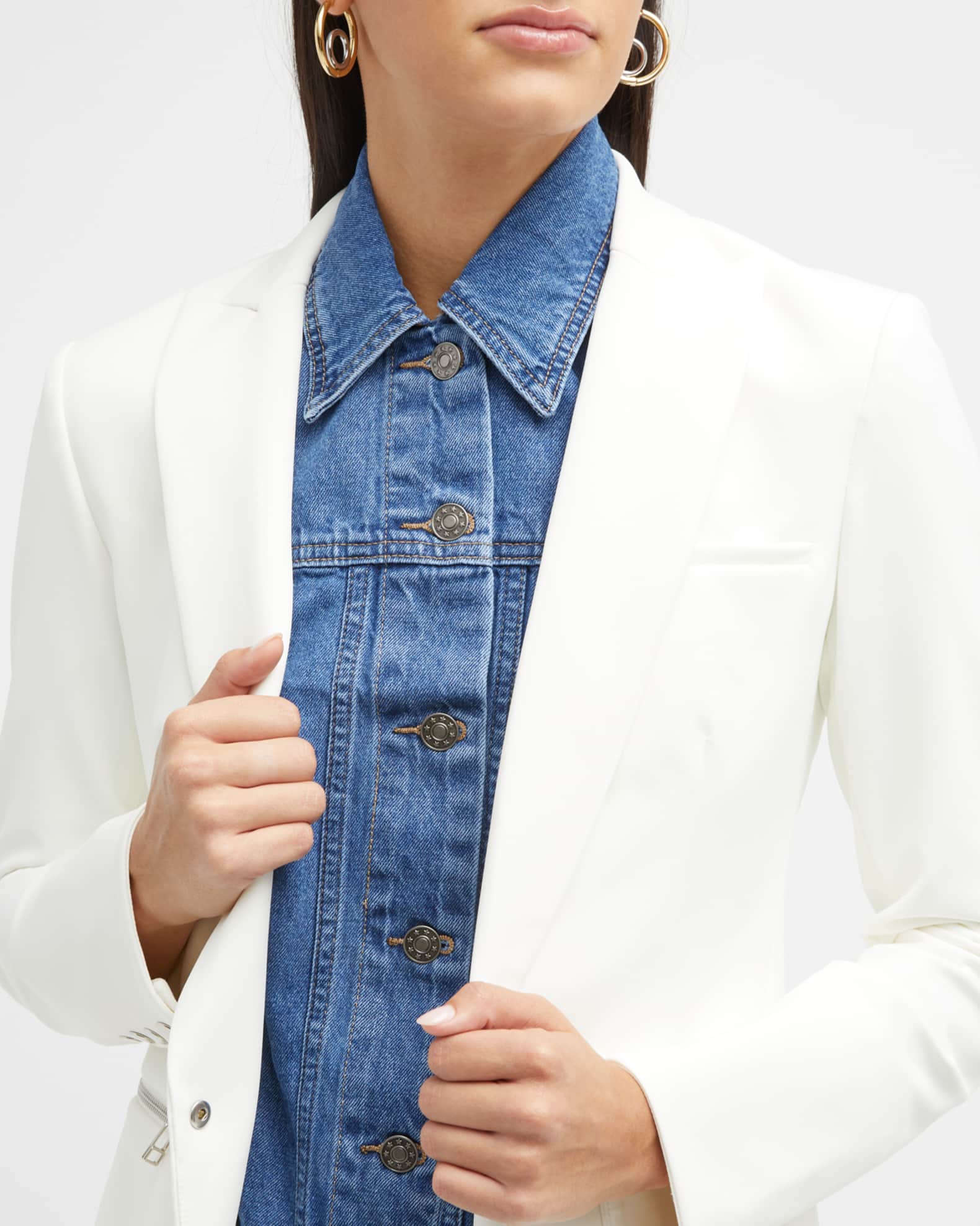 Veronica Beard Slate Denim Dickey Neiman Marcus