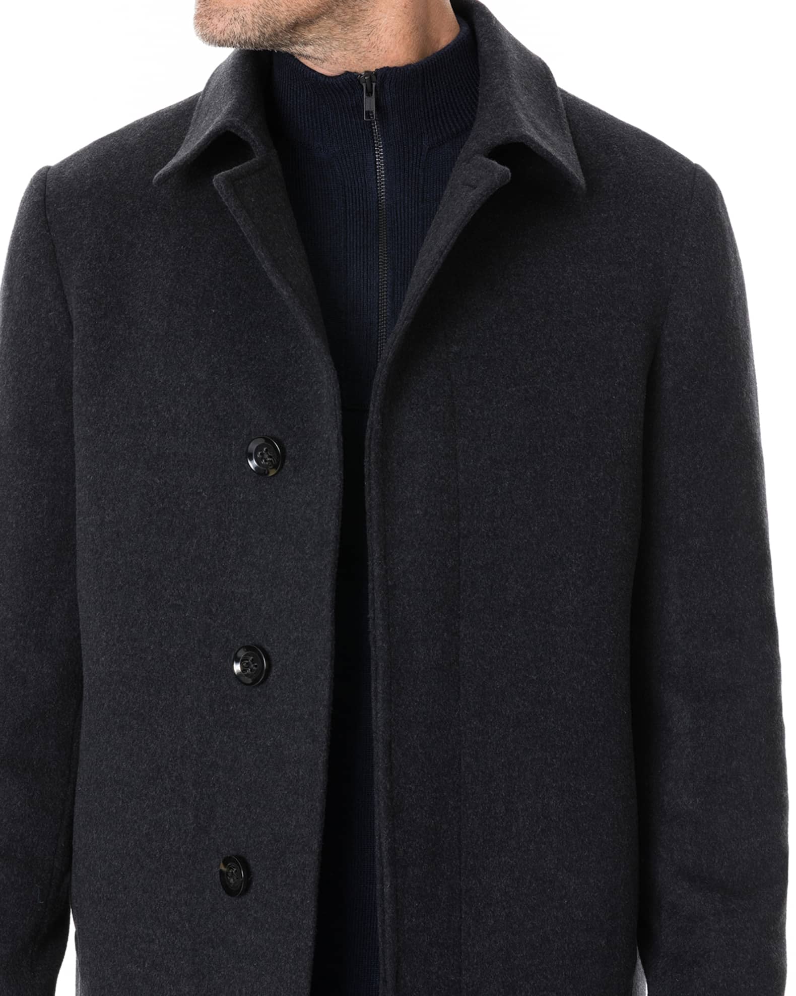 Rodd & Gunn Men's Archers Wool Coat | Neiman Marcus