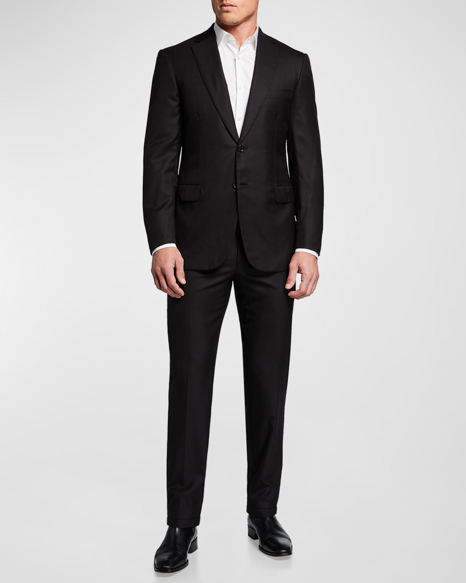 Brioni Men's Brunico Essential Virgin Wool Two-Piece Suit | Neiman