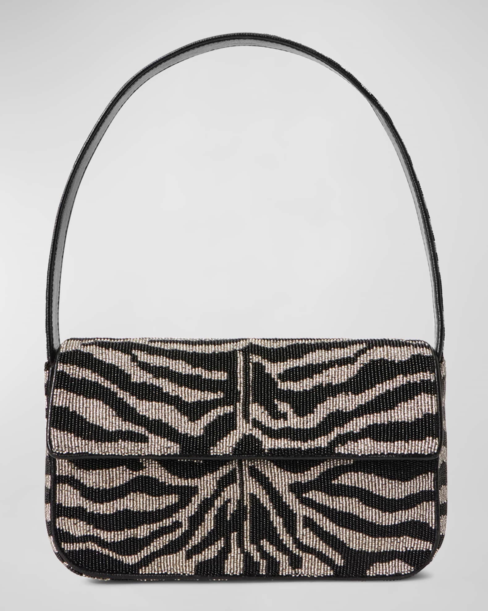 Tommy Two-Tone Beaded Shoulder Bag 0