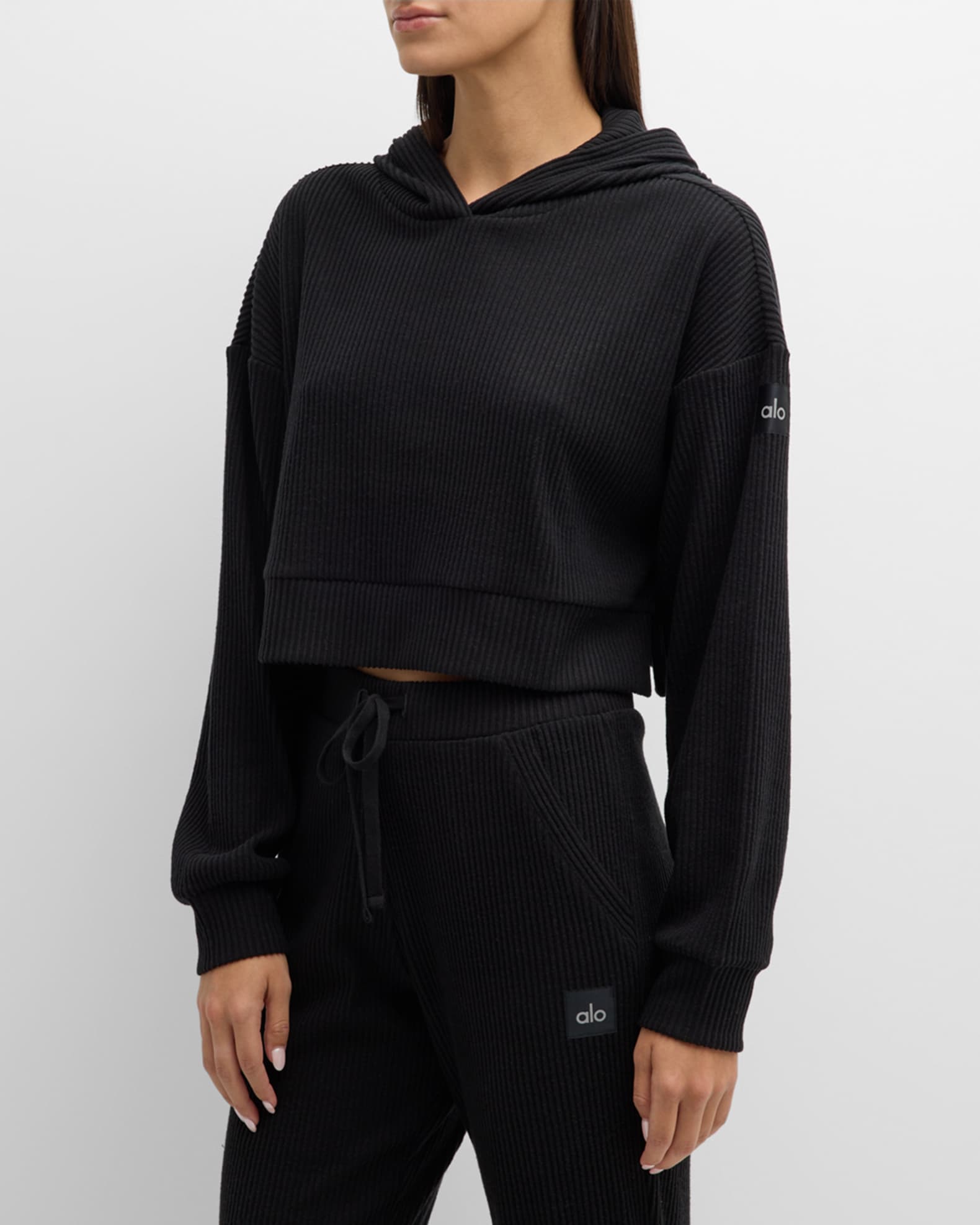 Muse Ribbed Hoodie Sweatshirt 1