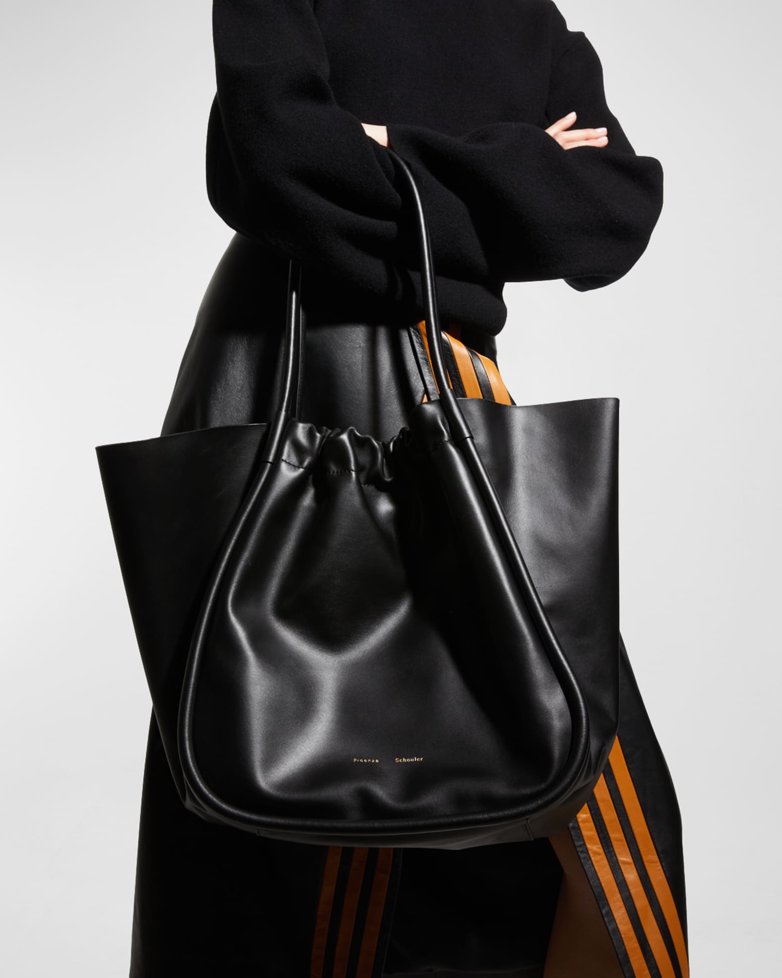 XL Ruched Tote Bag 1