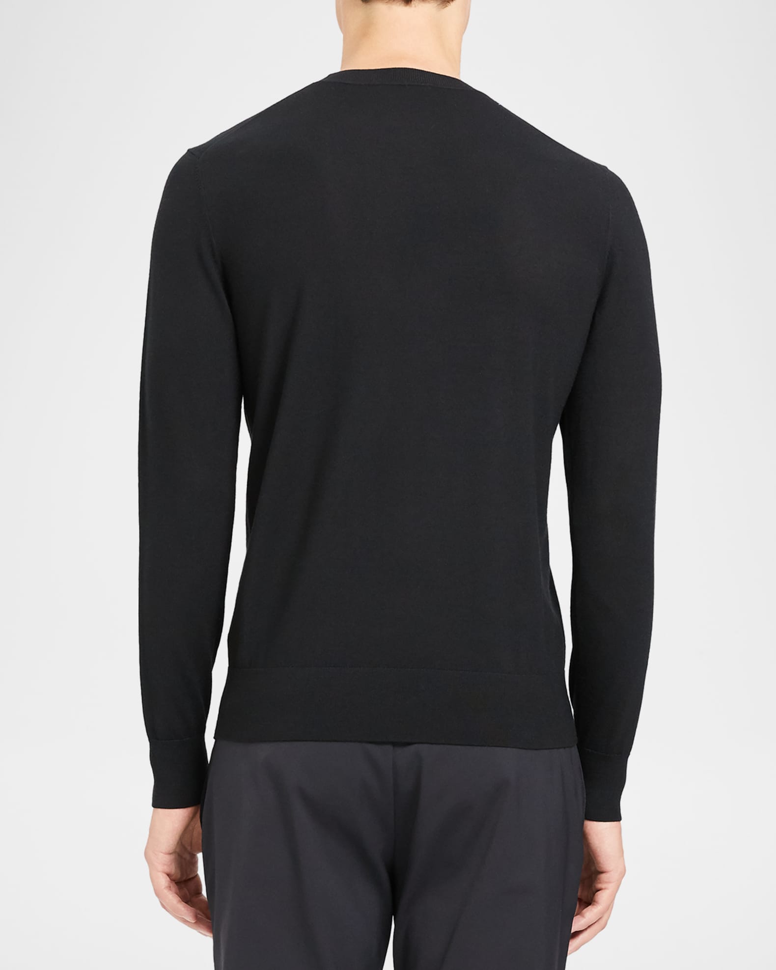 Theory Men's Regal Wool Crewneck Sweater | Neiman Marcus