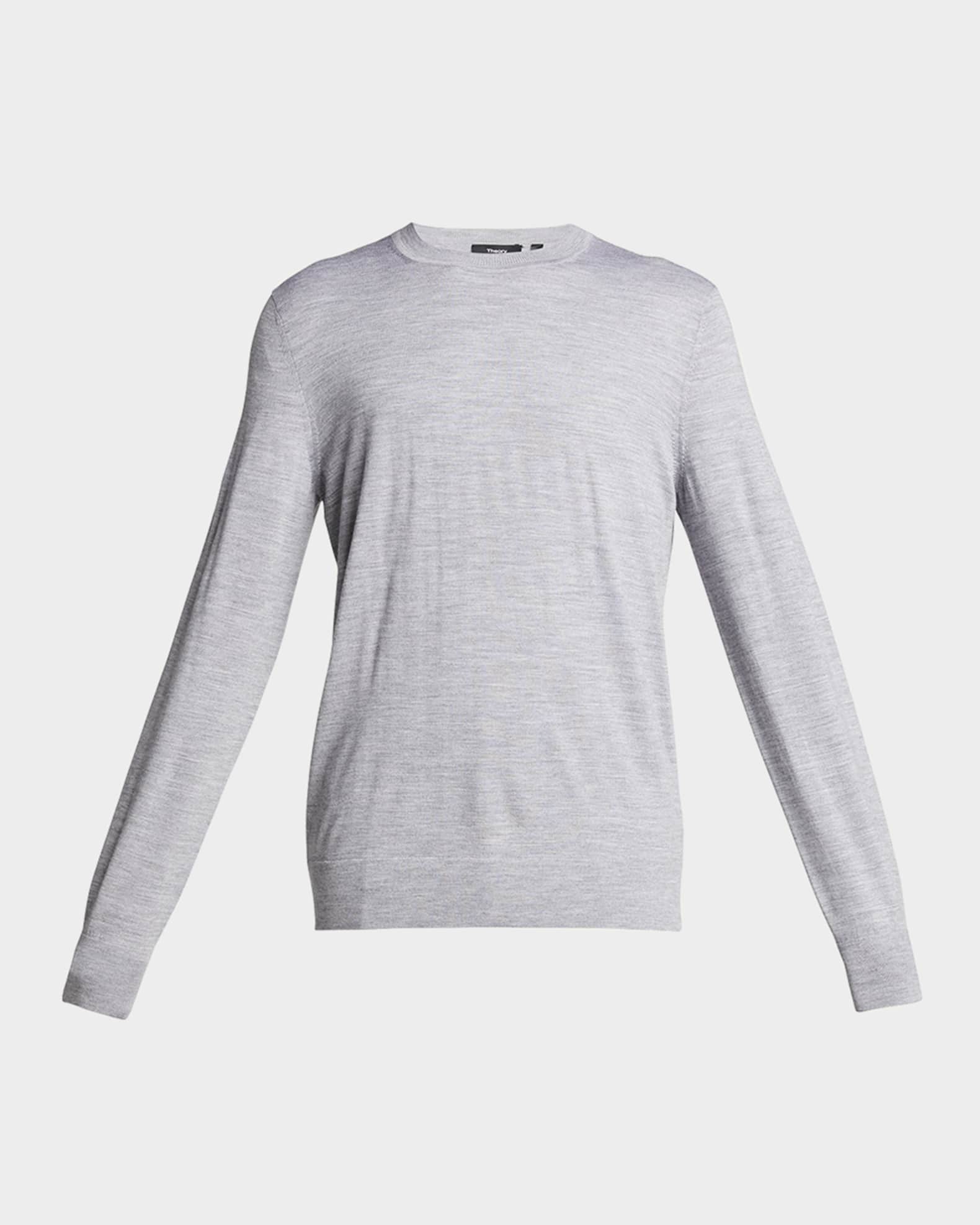 Theory Men's Regal Wool Crewneck Sweater | Neiman Marcus