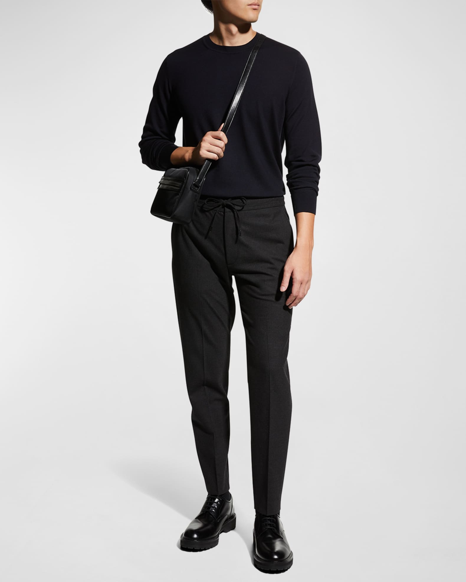 Men's Regal Wool Crewneck Sweater