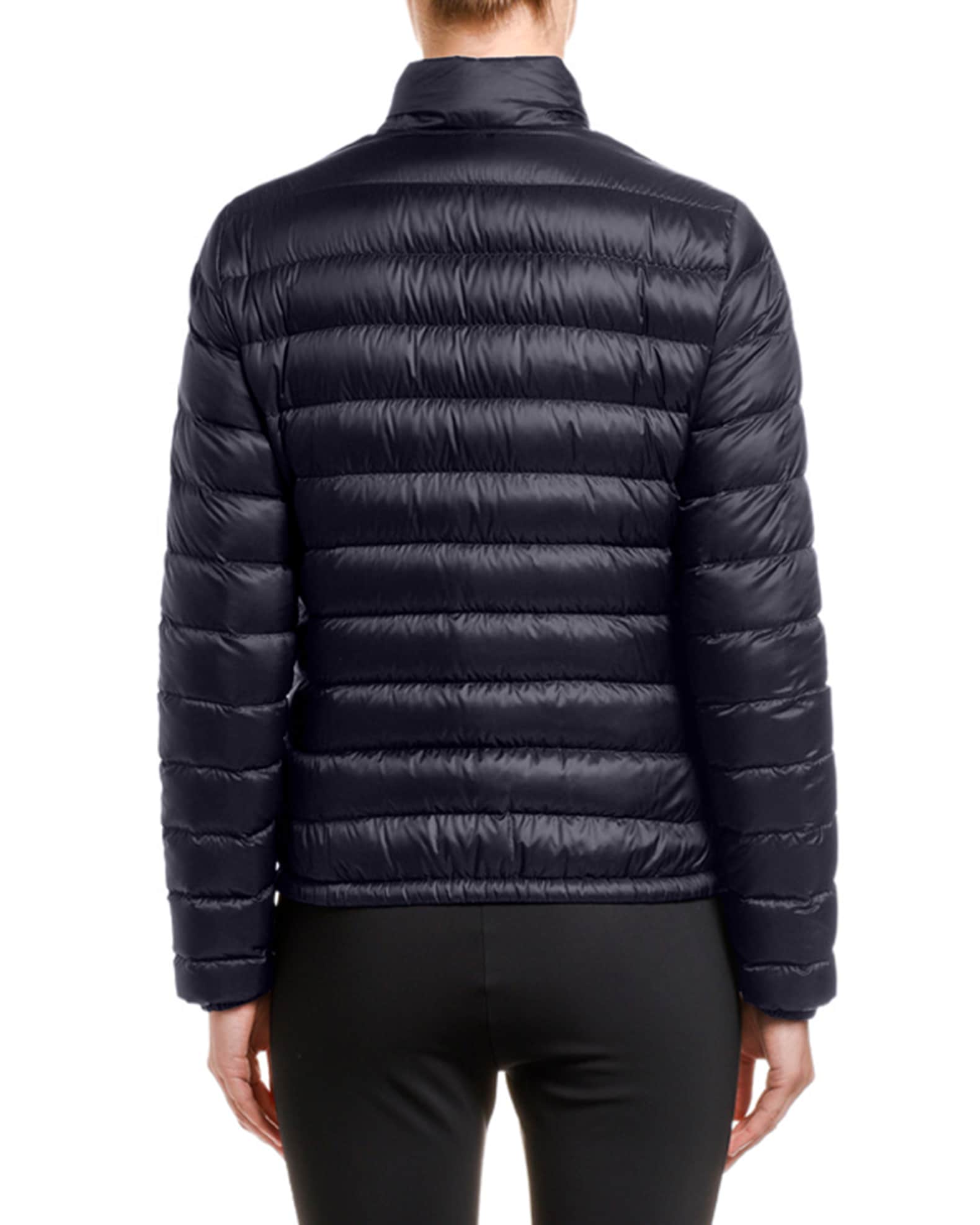 Moncler Lans Collared Down Jacket | Neiman Marcus