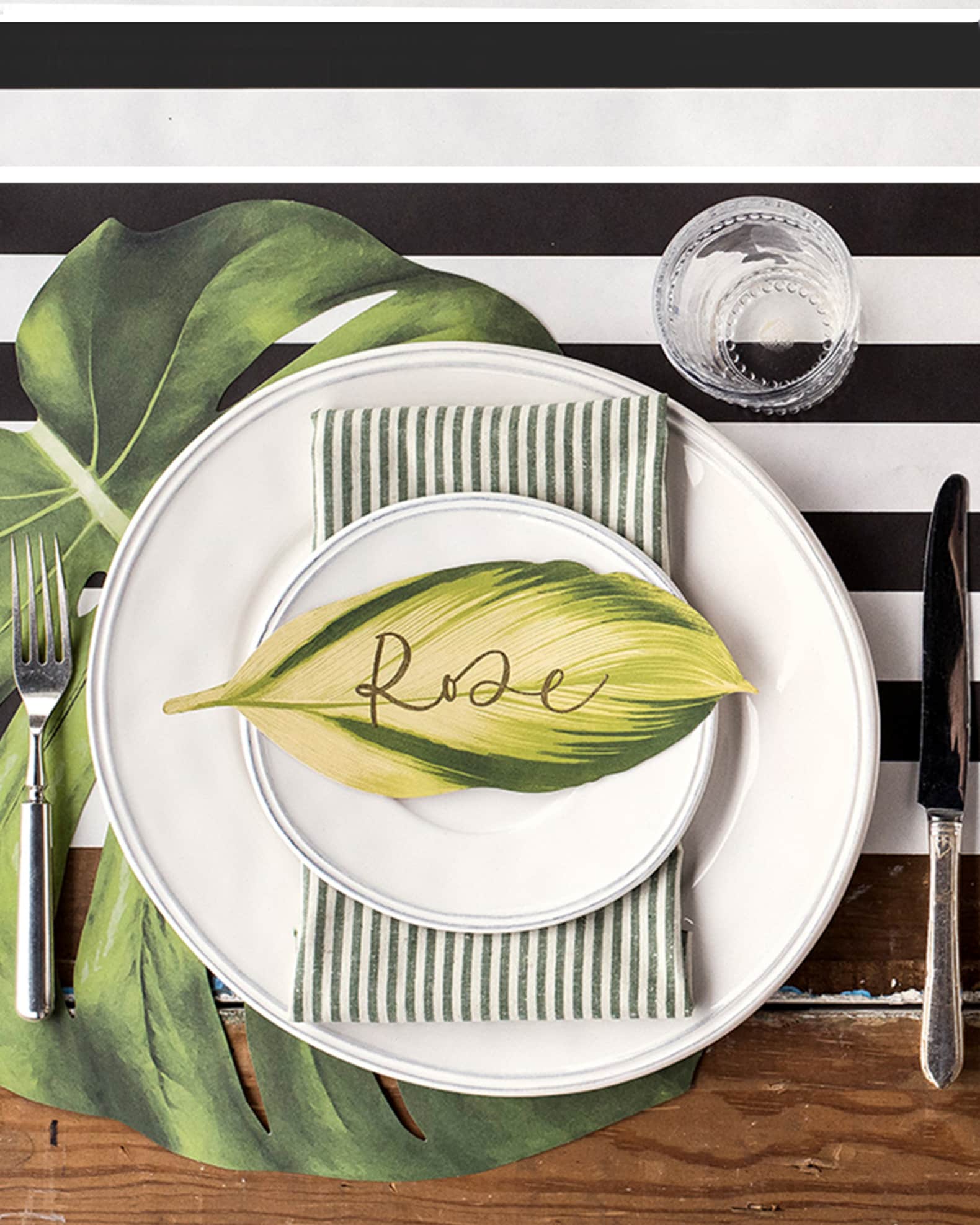 Tropical Paper Table Setting Decor Collection and Matching Items