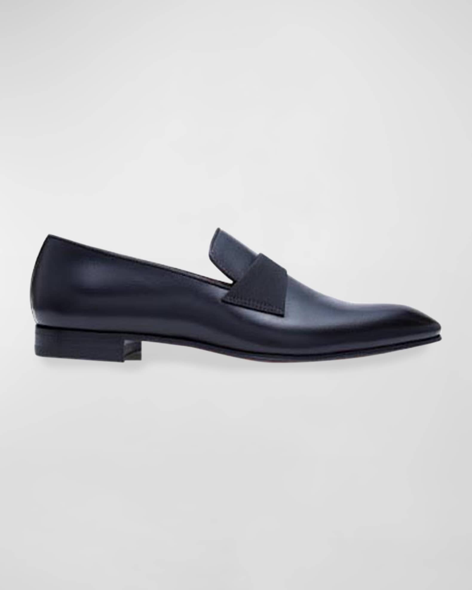 Paul Stuart Men's Heron Smooth Leather Loafers | Neiman Marcus