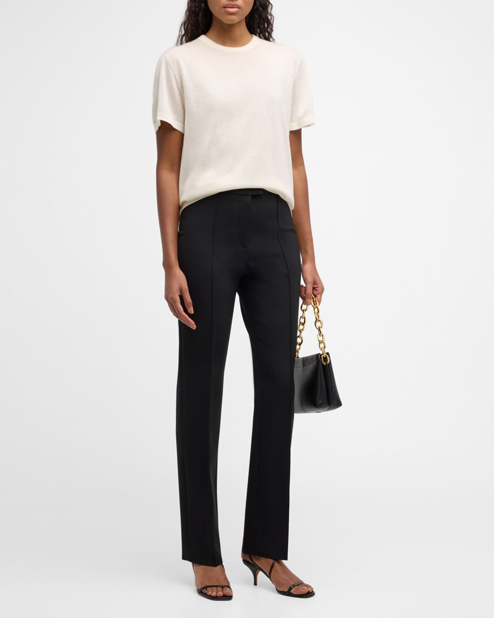 Cashmere Short-Sleeve T-Shirt 1