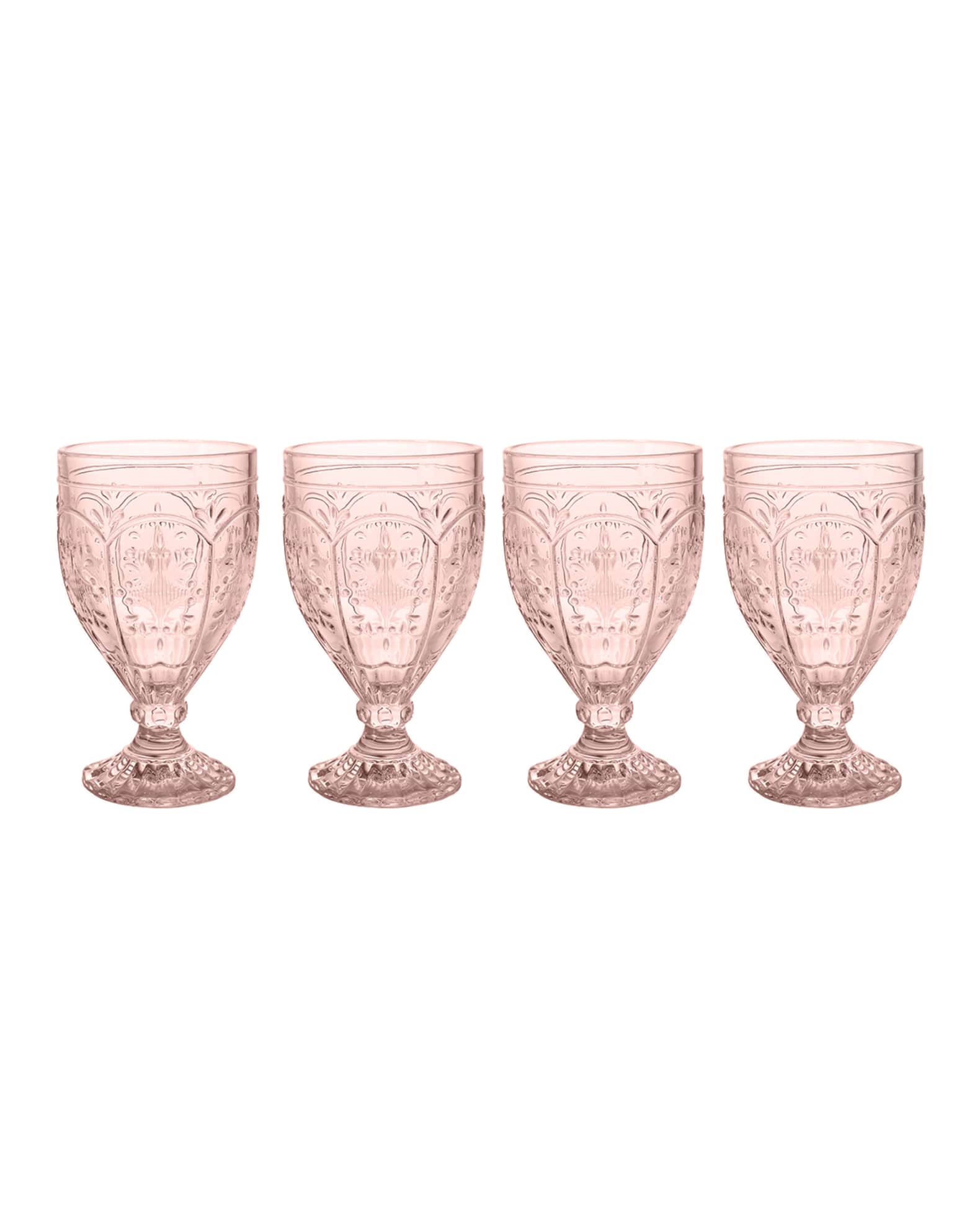 Fitz & Floyd Trestle Goblets, Set of 4