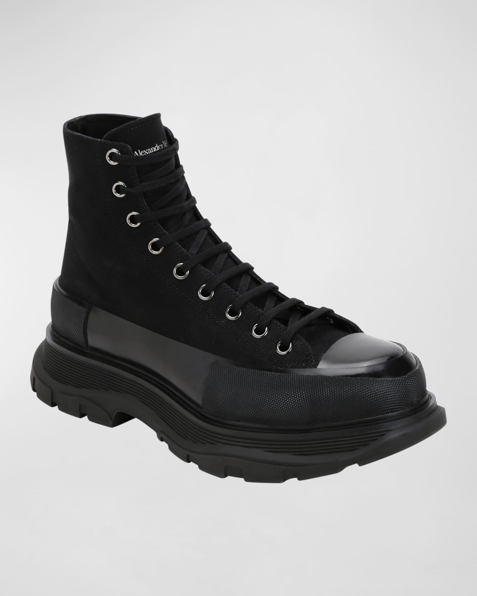 Alexander McQueen Men's Tread Slick Boots | Neiman Marcus