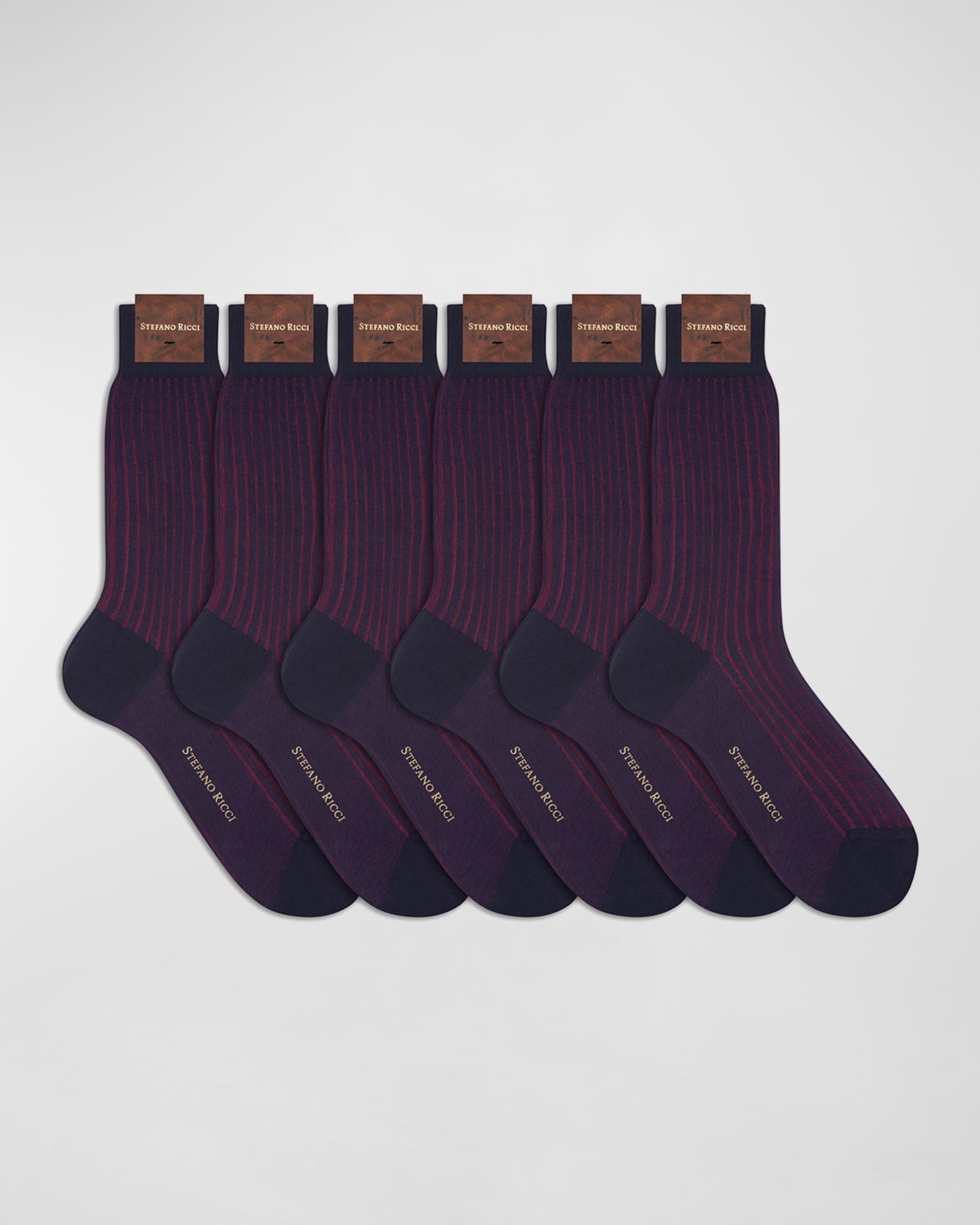Men's 6-Pack Cotton Socks 0