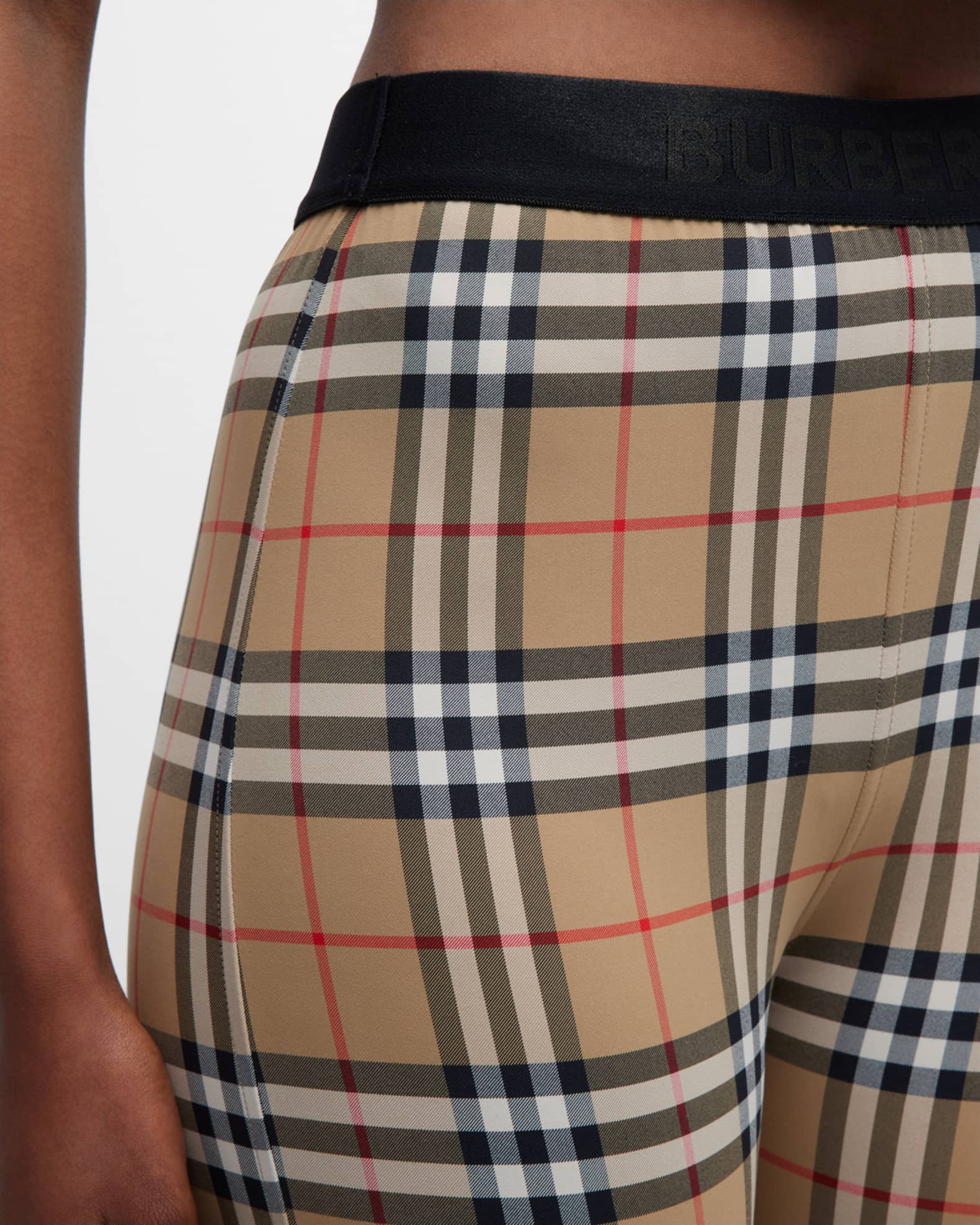 Burberry Belvoir Vintage Check Leggings Neiman Marcus