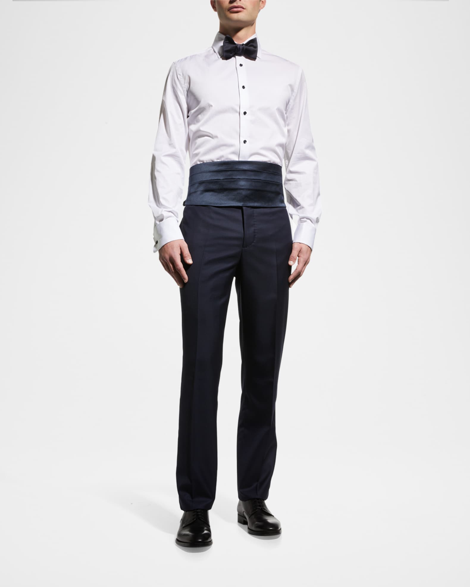 Brunello Cucinelli Men's FrenchCuff Tuxedo Dress Shirt Neiman Marcus