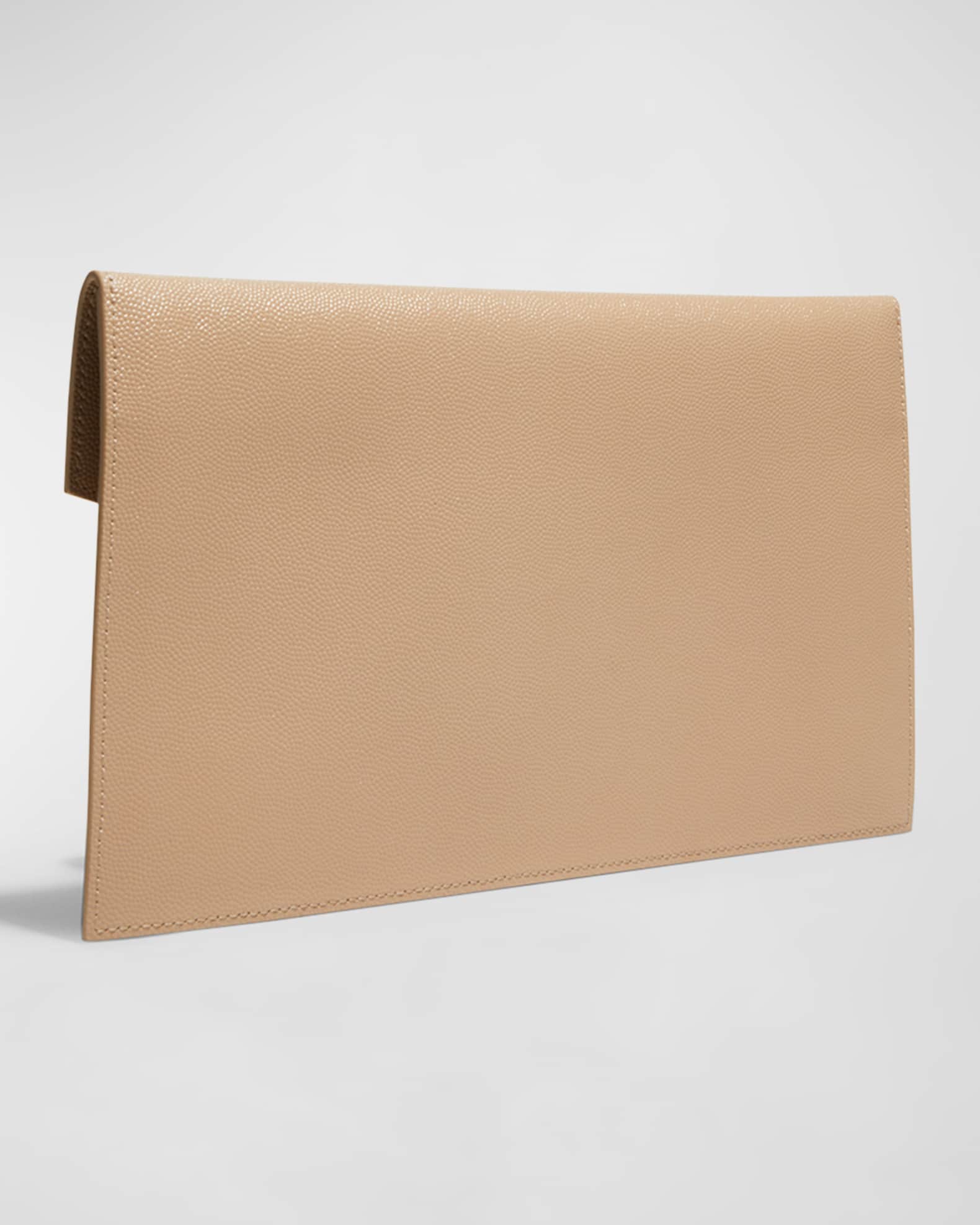 Saint laurent uptown leather clutch outlet