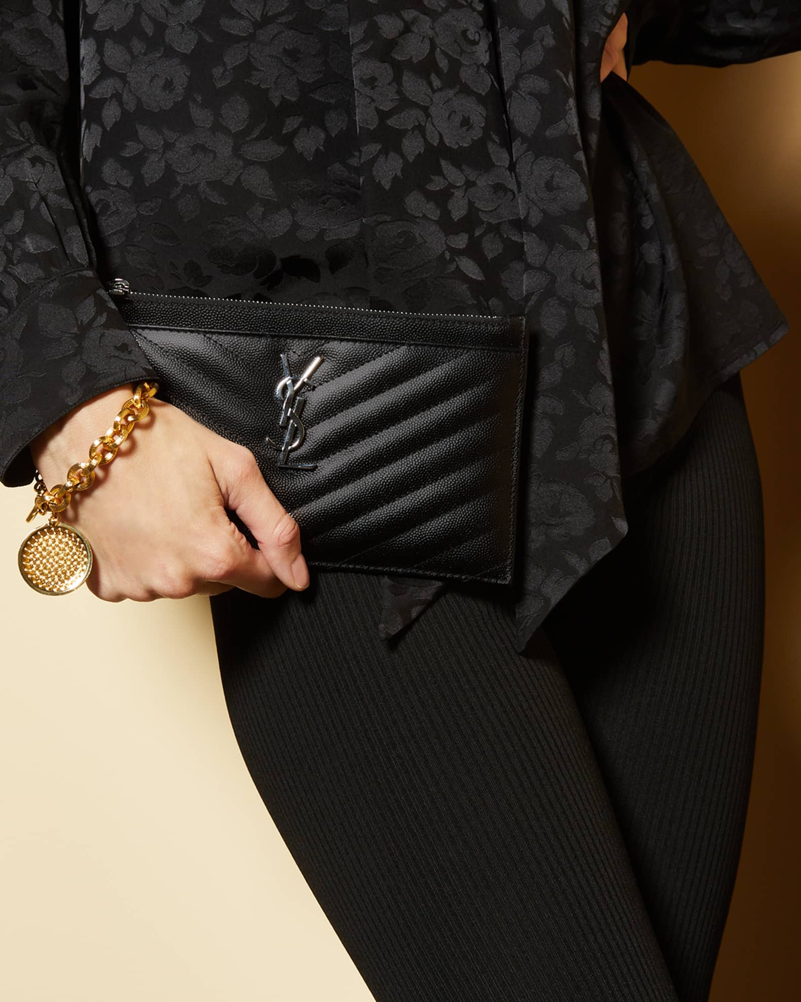 Ysl zip pouch deals