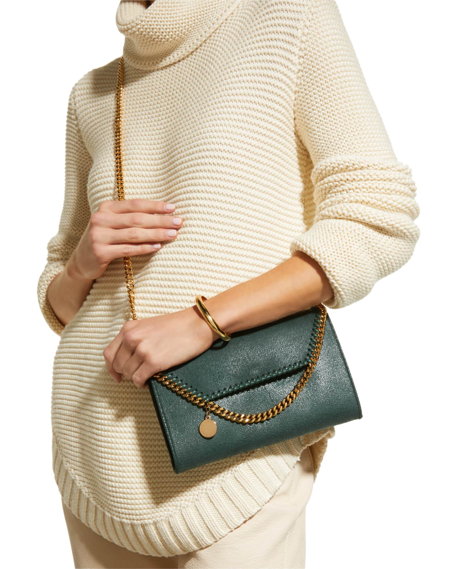 Stella McCartney Falabella Mini Shaggy Deer Crossbody Bag Neiman Marcus