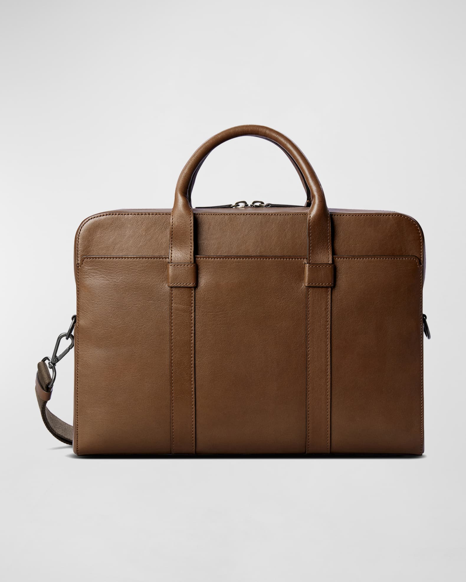 Shinola Men's Guardian Heritage Leather Laptop Briefcase Neiman Marcus