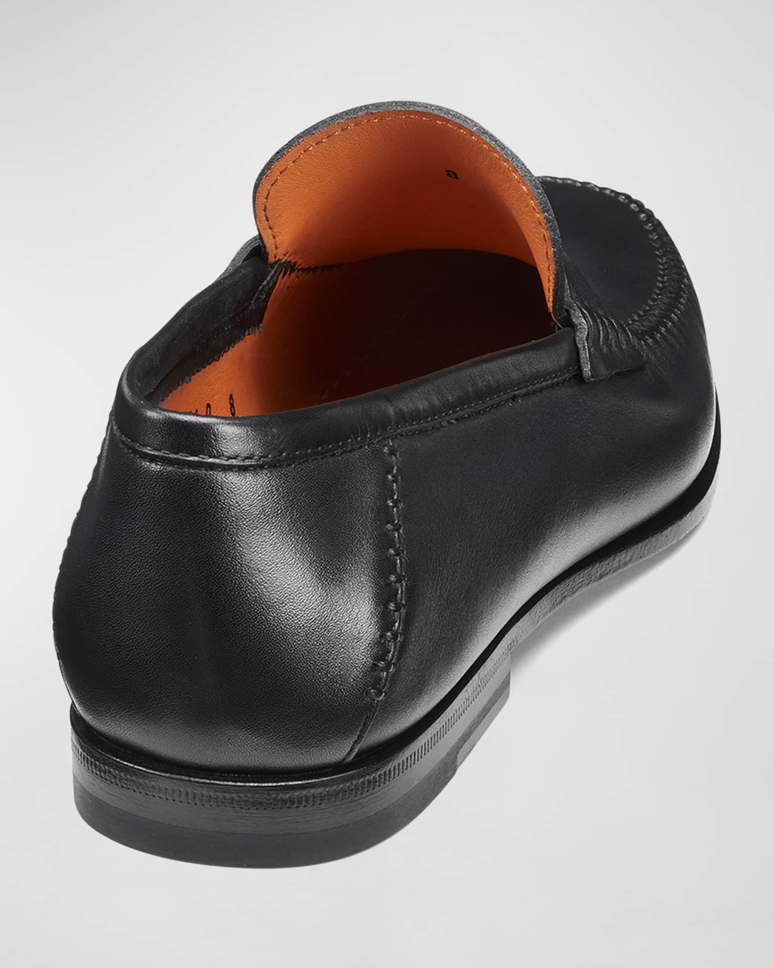 Men s Paine Whipstitched Leather Loafers Neiman Marcus