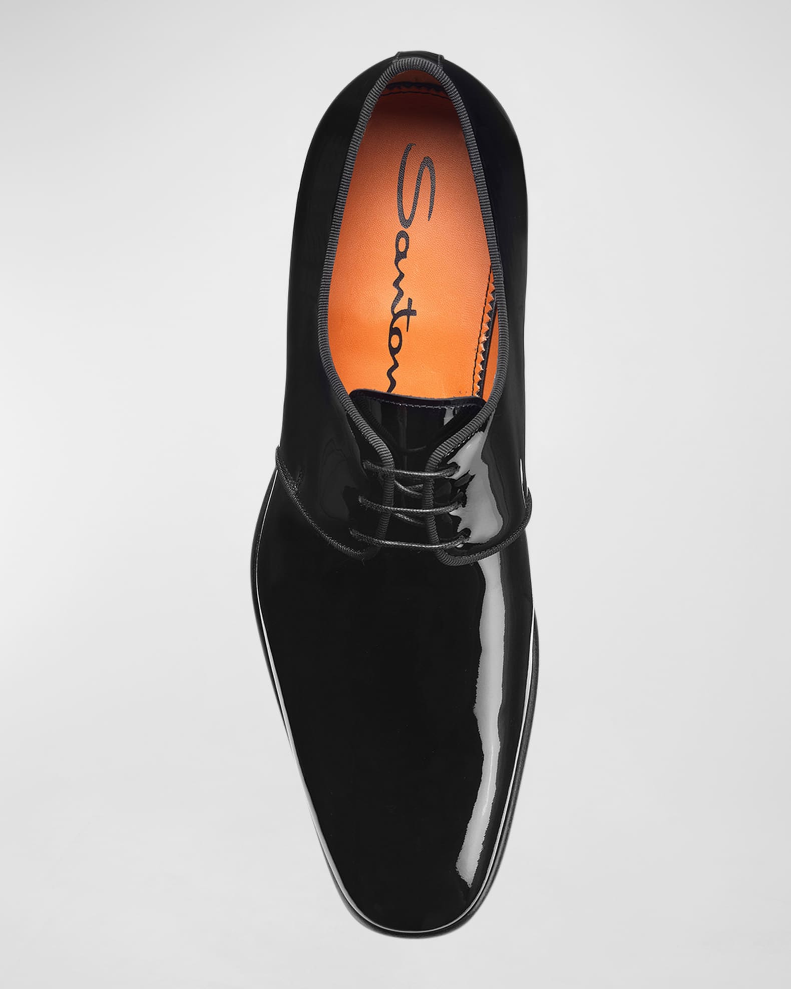 Men's Isogram Patent Leather Derby Shoes 1