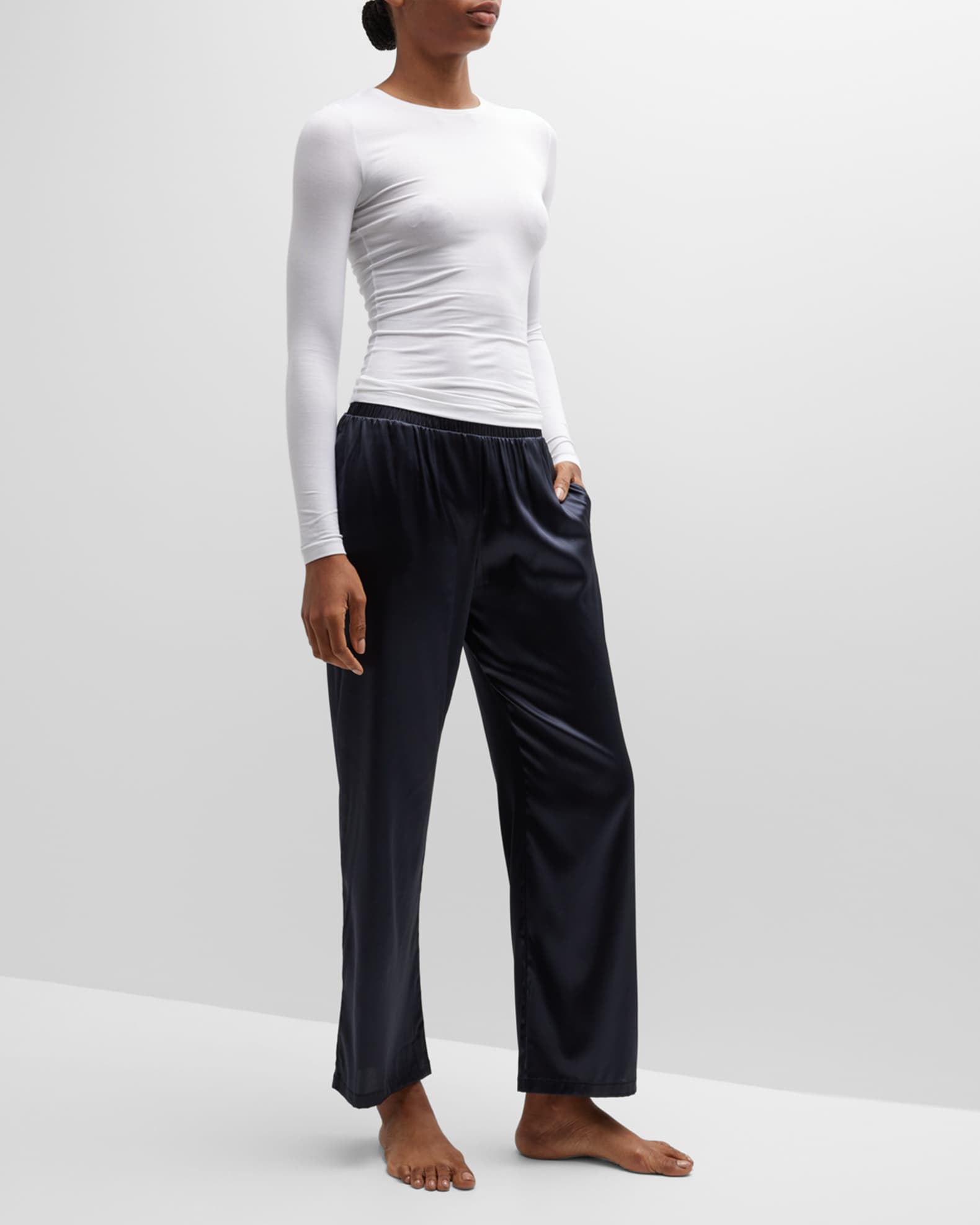 Neiman marcus silk pajamas hotsell