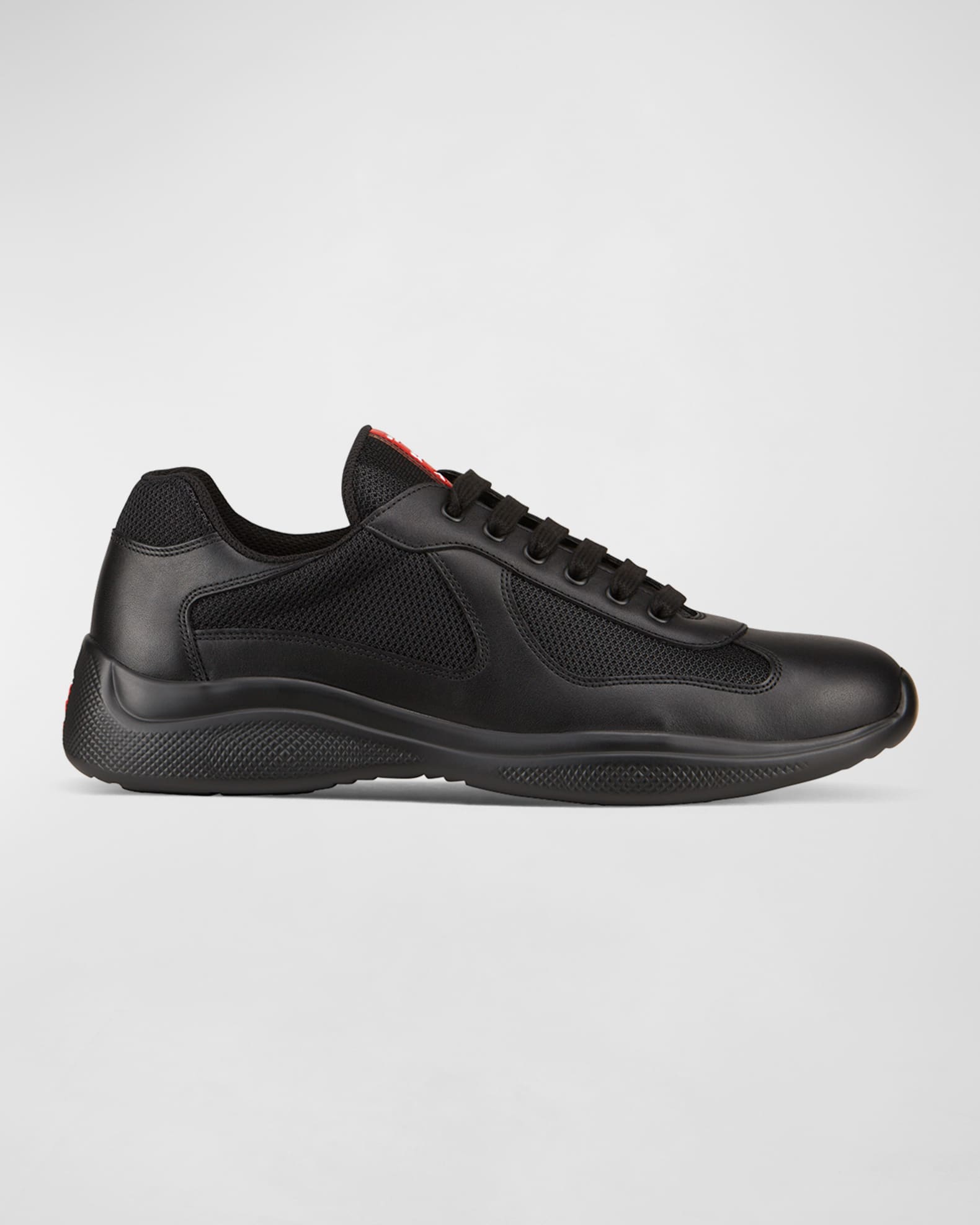 Prada Men s Americas Cup Leather Trainer Sneakers Neiman Marcus