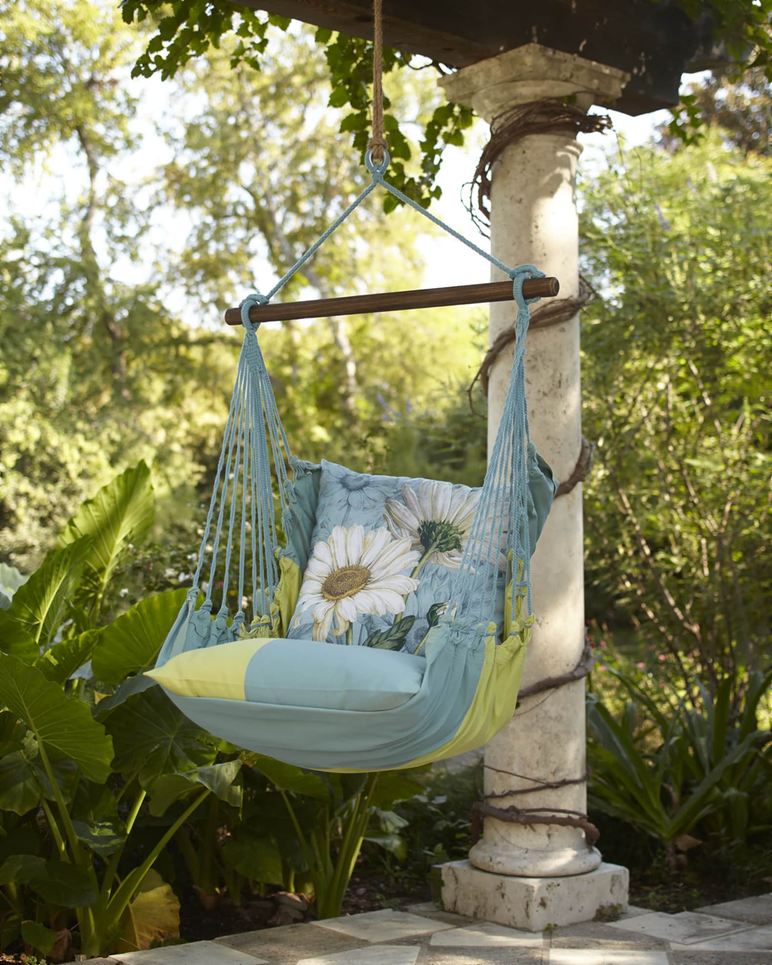 Magnolia Casual Meadow Mist Striped Swing Chair