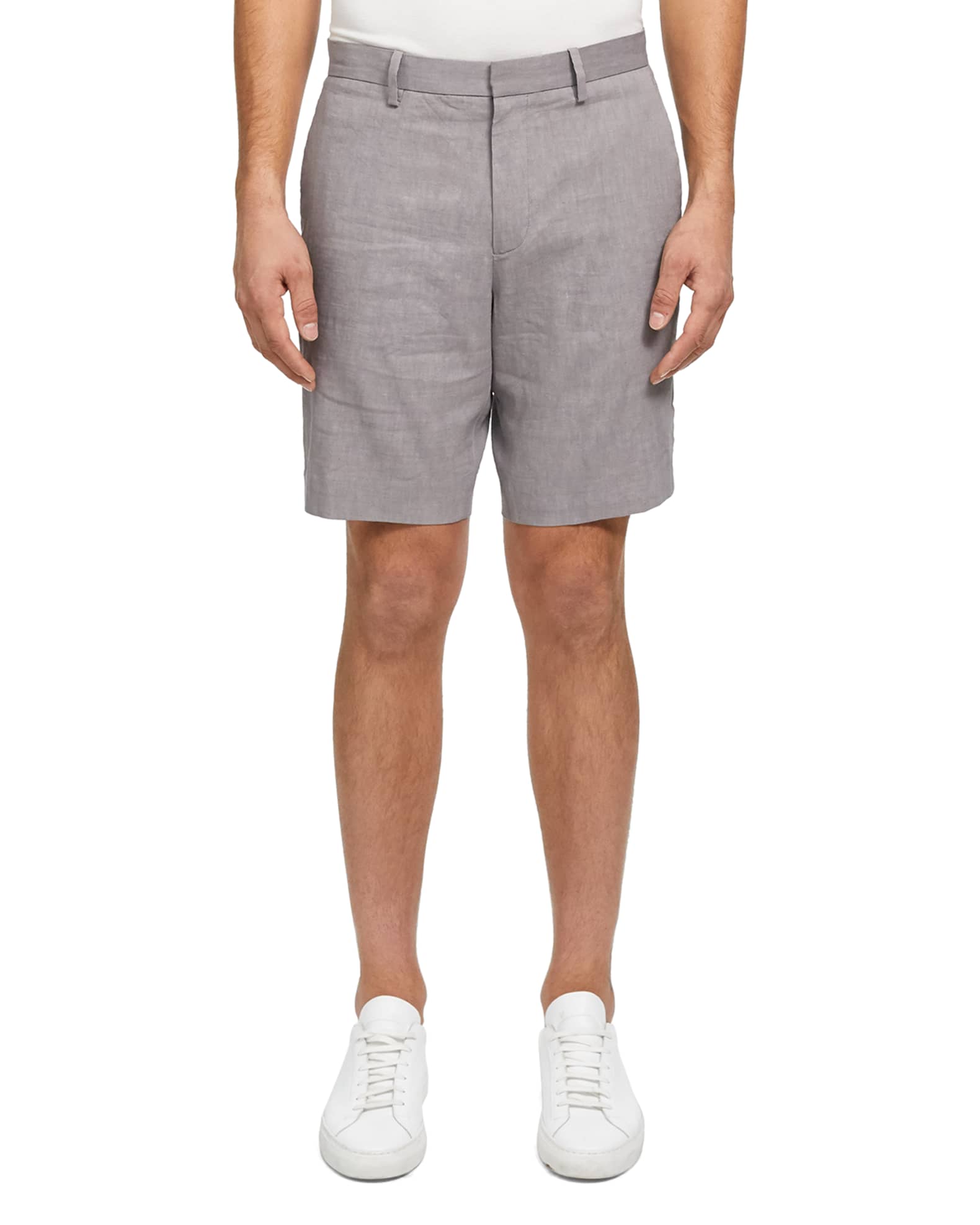 Theory Men's Curtis Eco-Crunch Shorts | Neiman Marcus