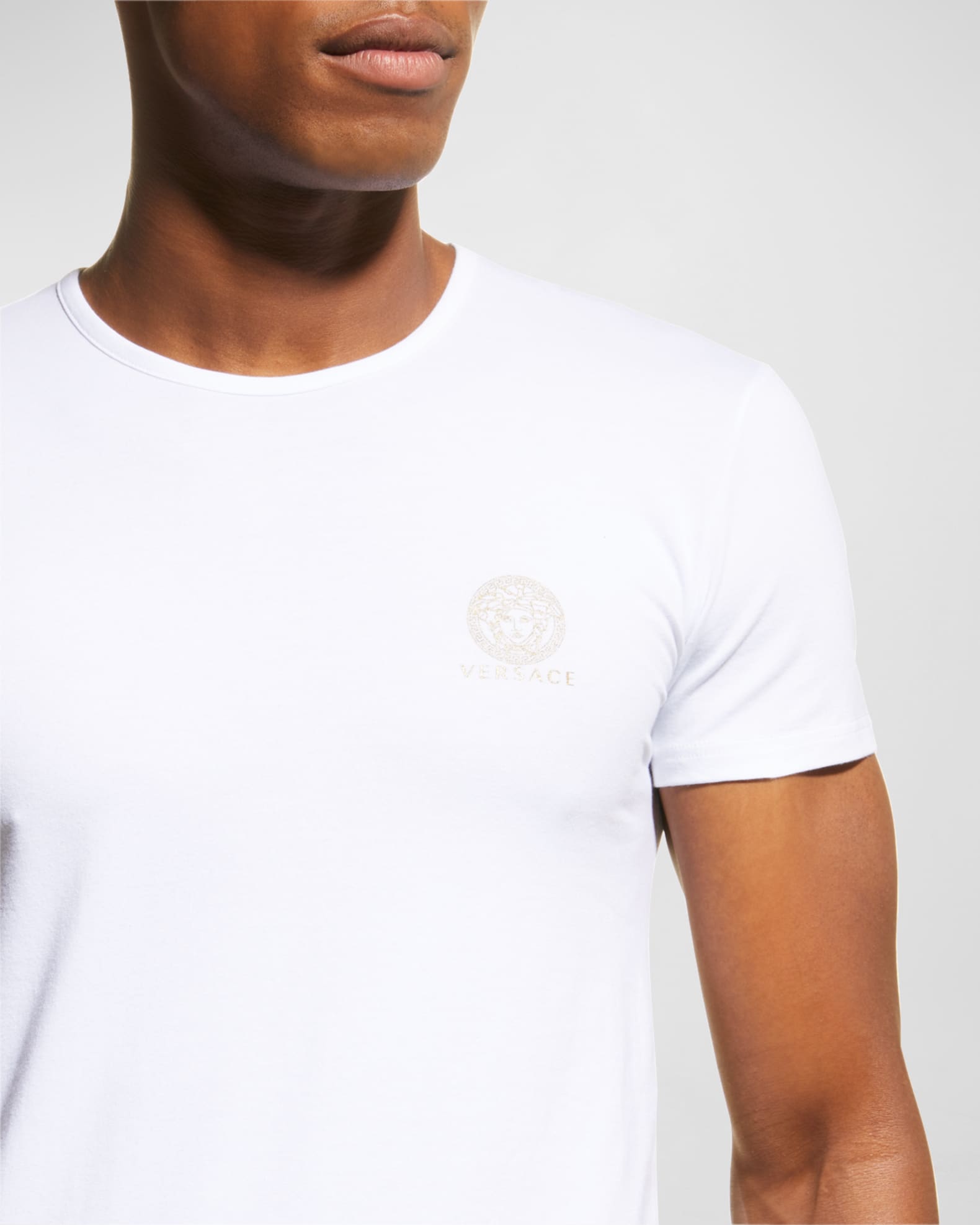 Versace Men's 2-Pack Medusa Head Logo T-Shirt | Neiman Marcus