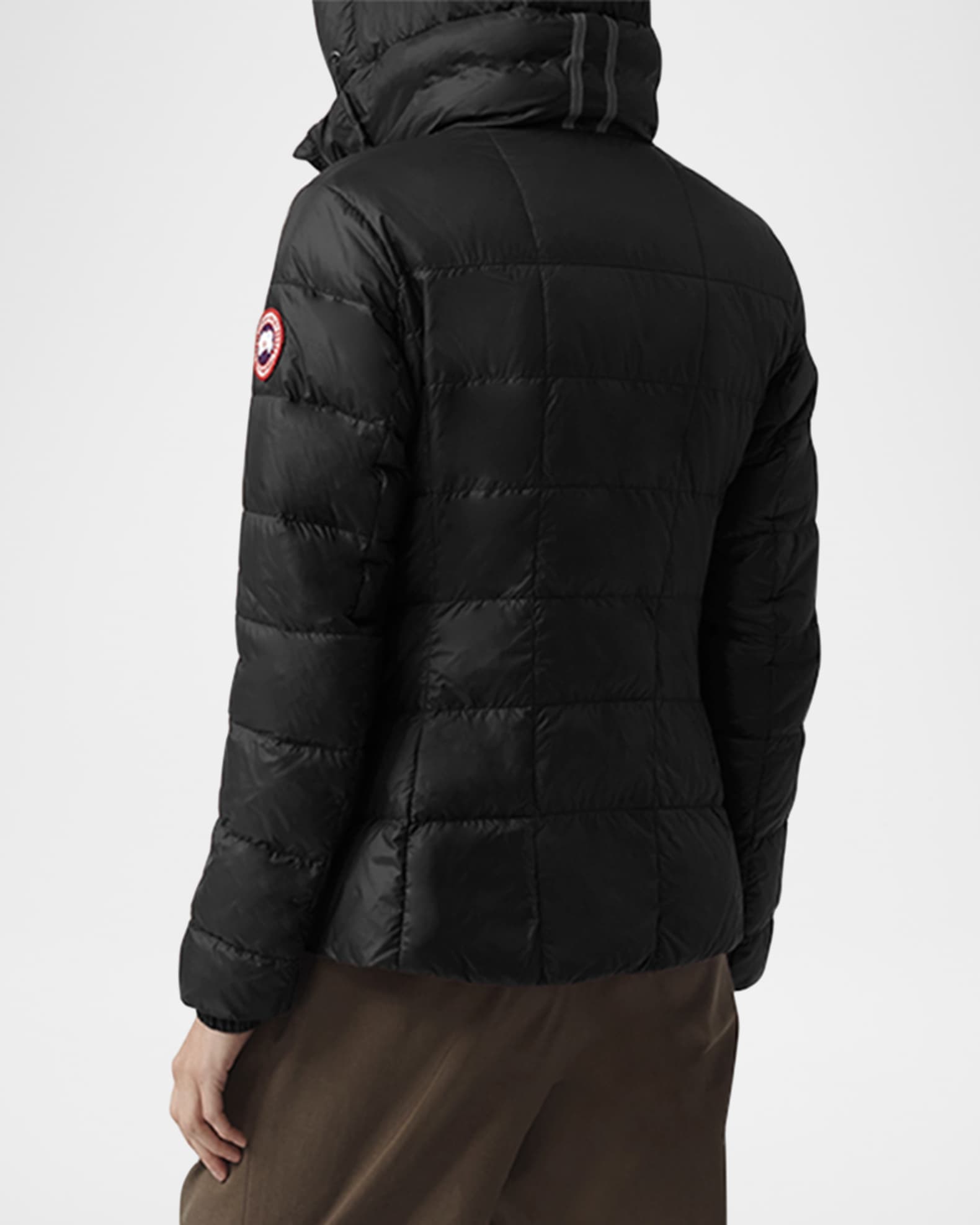 Canada Goose Abbott Zip Up Puffer Hoodie Jacket Neiman Marcus