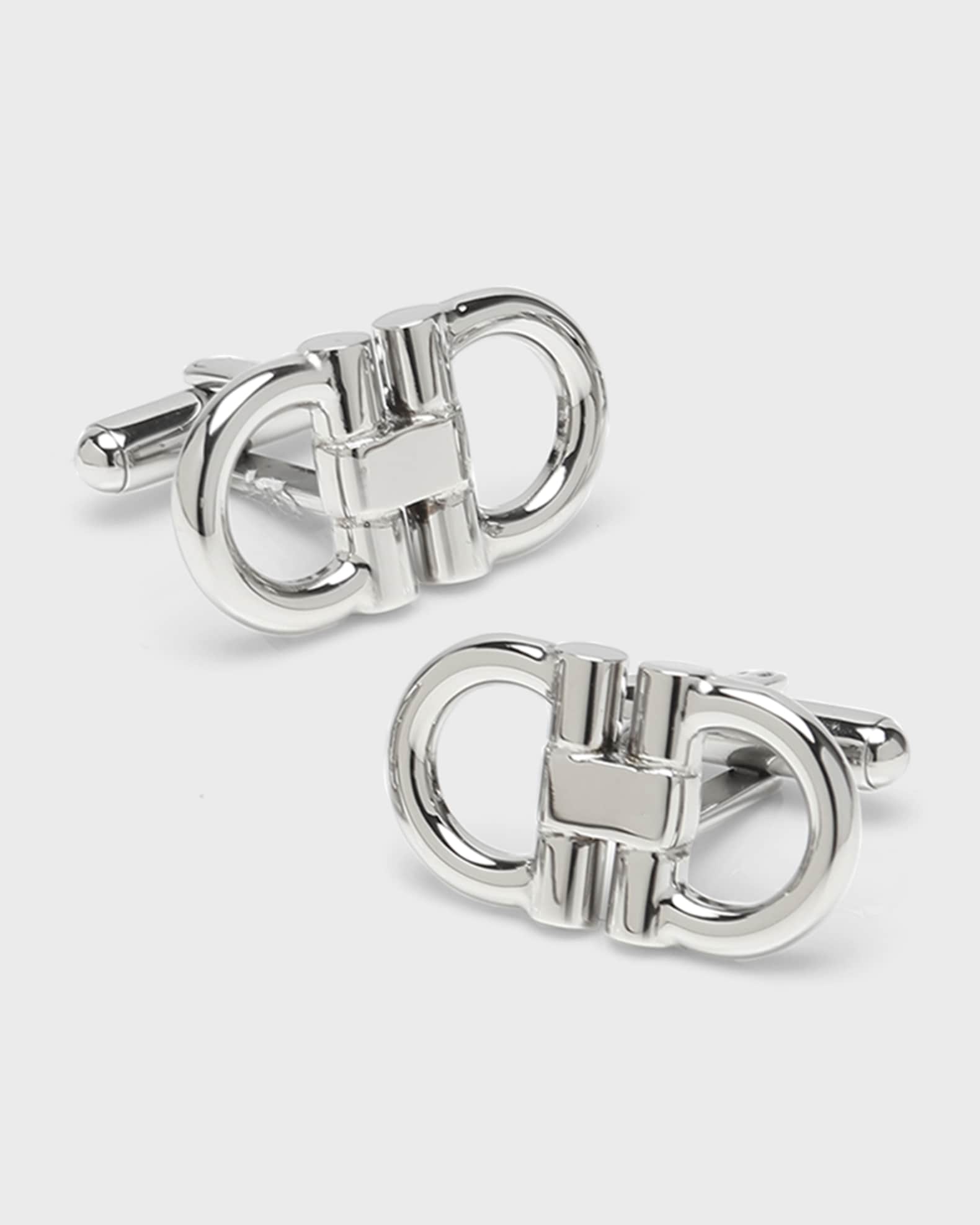 Cufflinks Inc. Men's Stainless Steel Horsebit Cufflinks Neiman Marcus